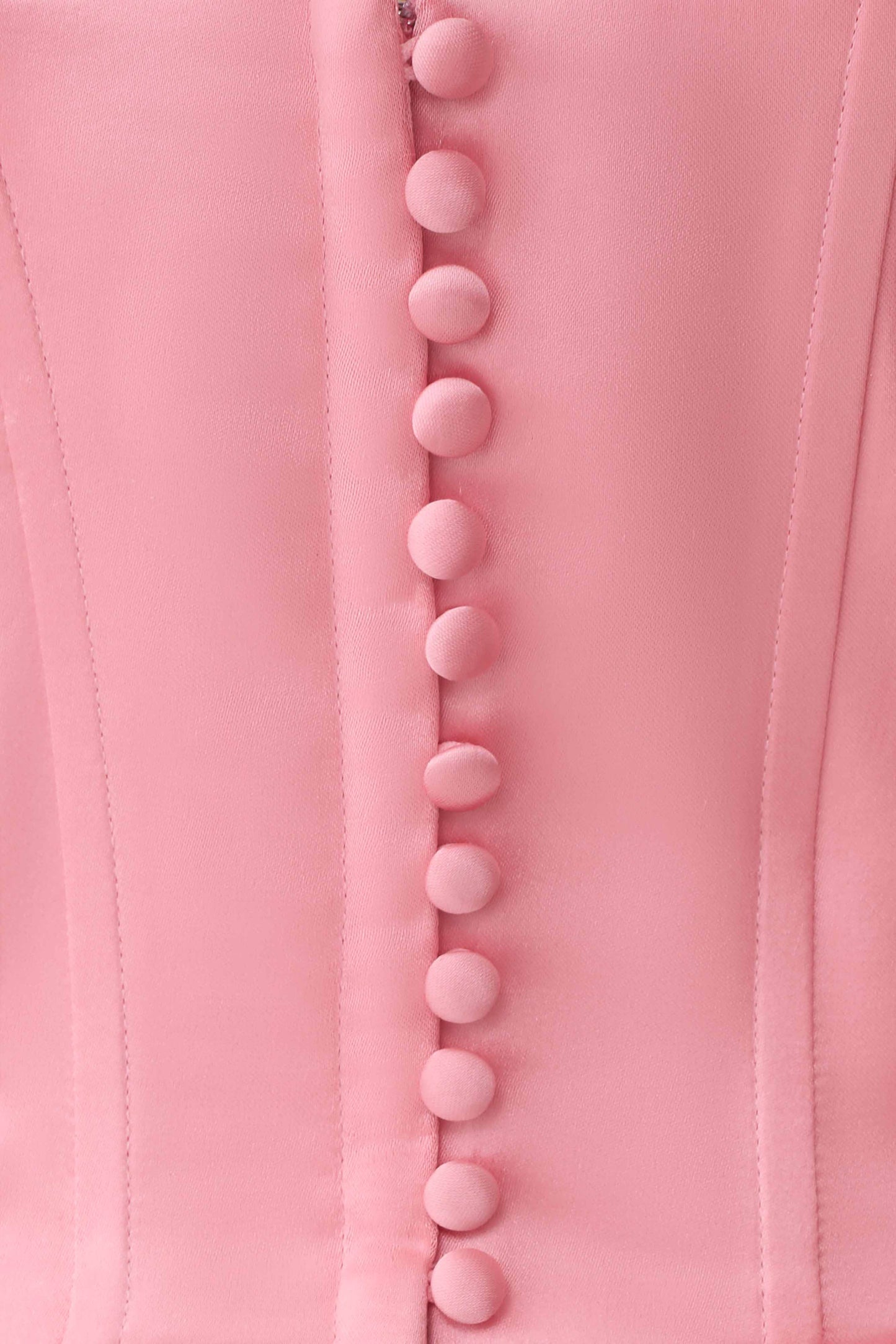 Isabel Satin Corset Mini Dress - Pink