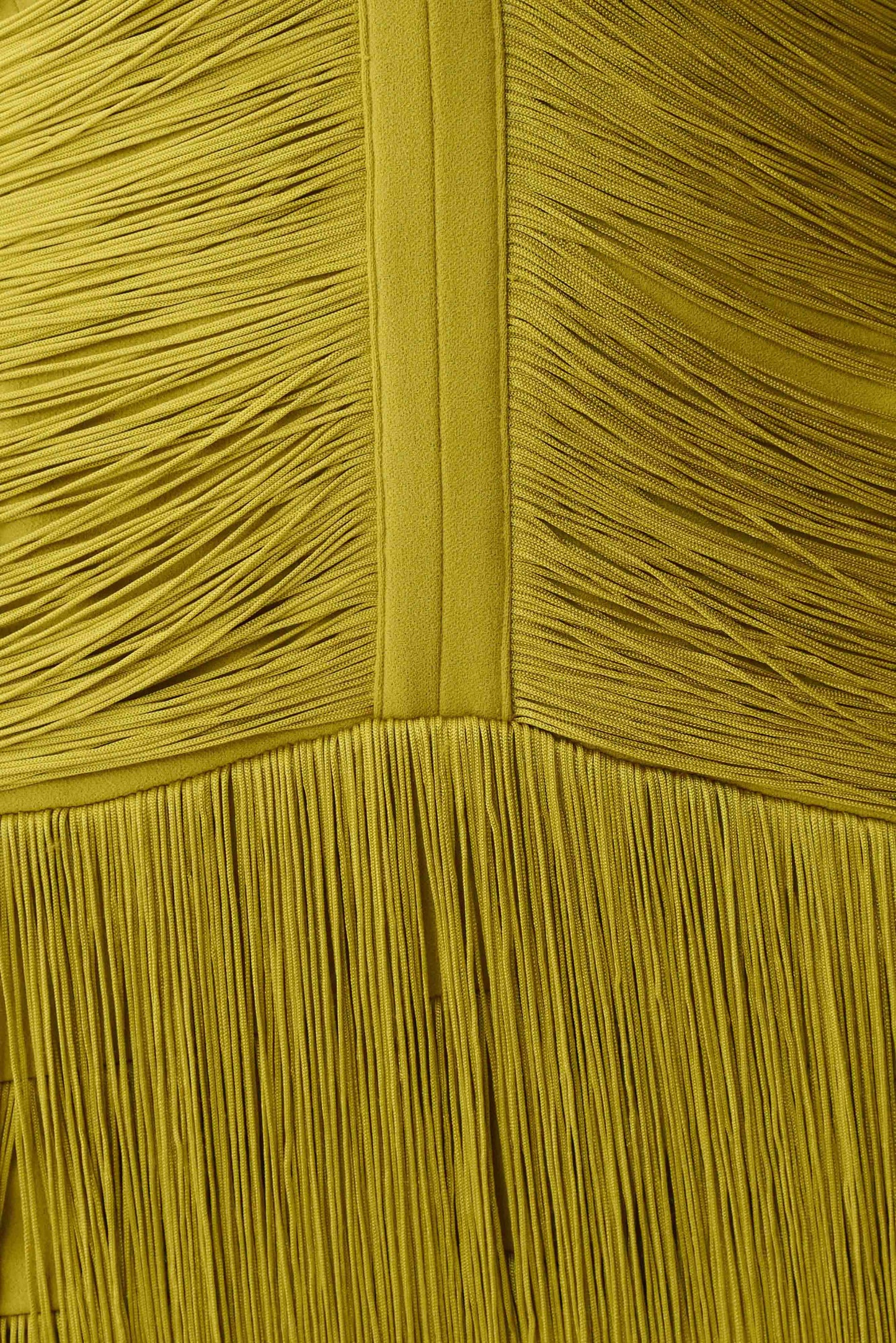 Tiffany Fringe Maxi Dress - Chartreuse