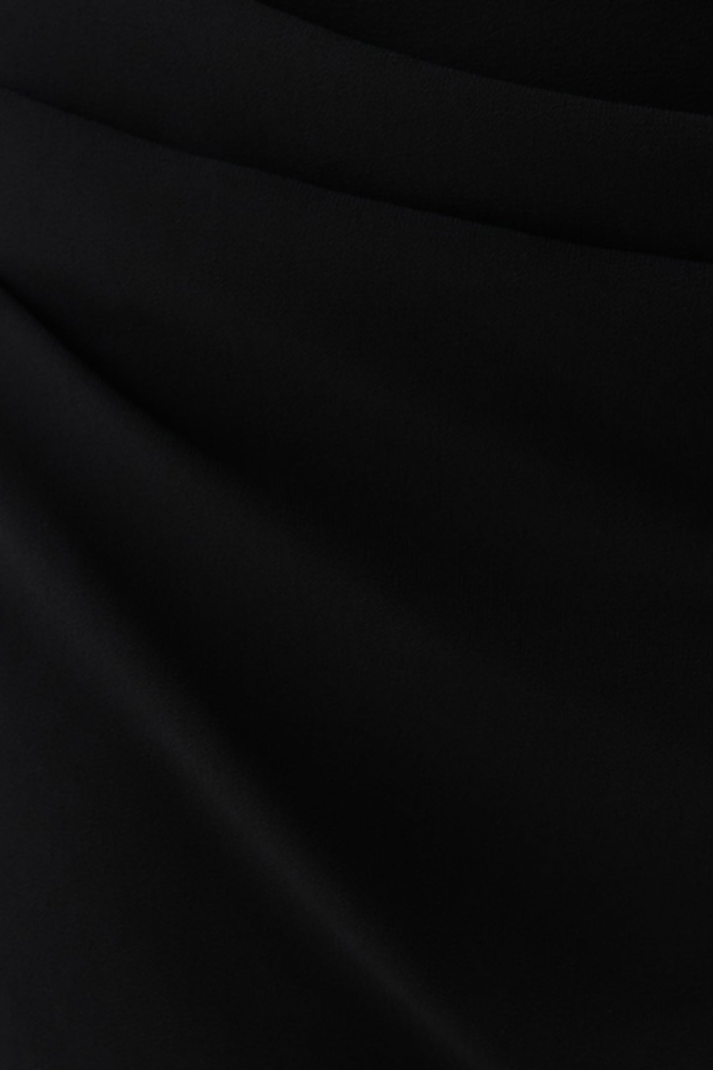 Indie Draped Chiffon Mini Skirt - Black