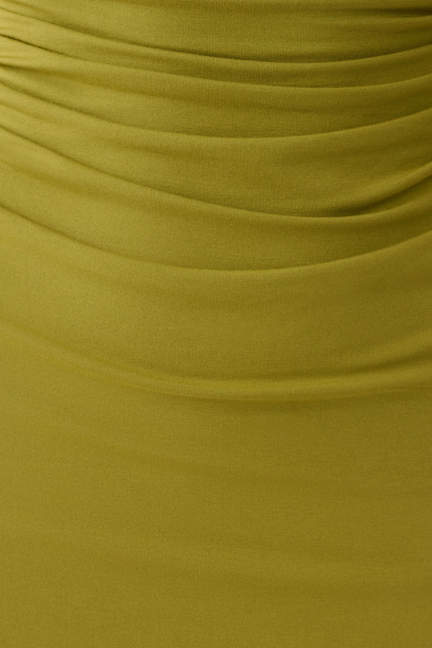 Alize Cupro Knee Length Dress - Martini Olive