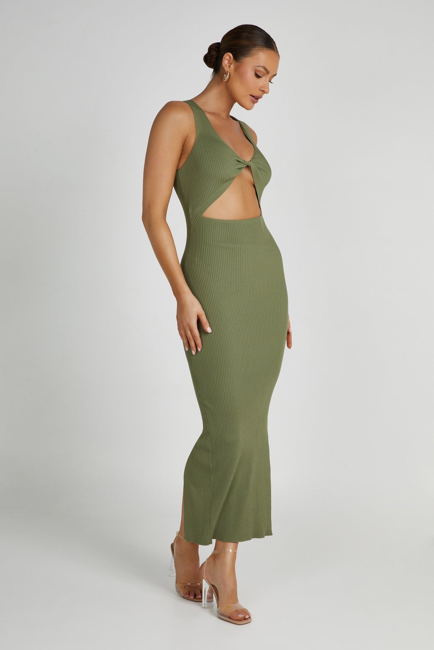 Kaesha Knit Maxi Dress - Olive