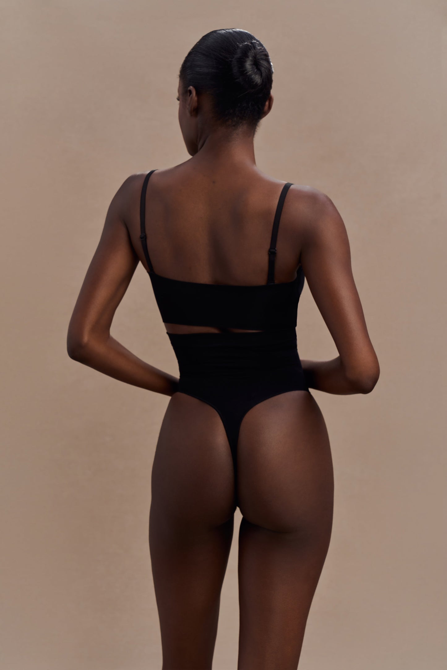 Saria High Waist Shapewear Briefs - Black