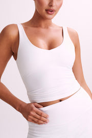 Nadine Yoga Top - White