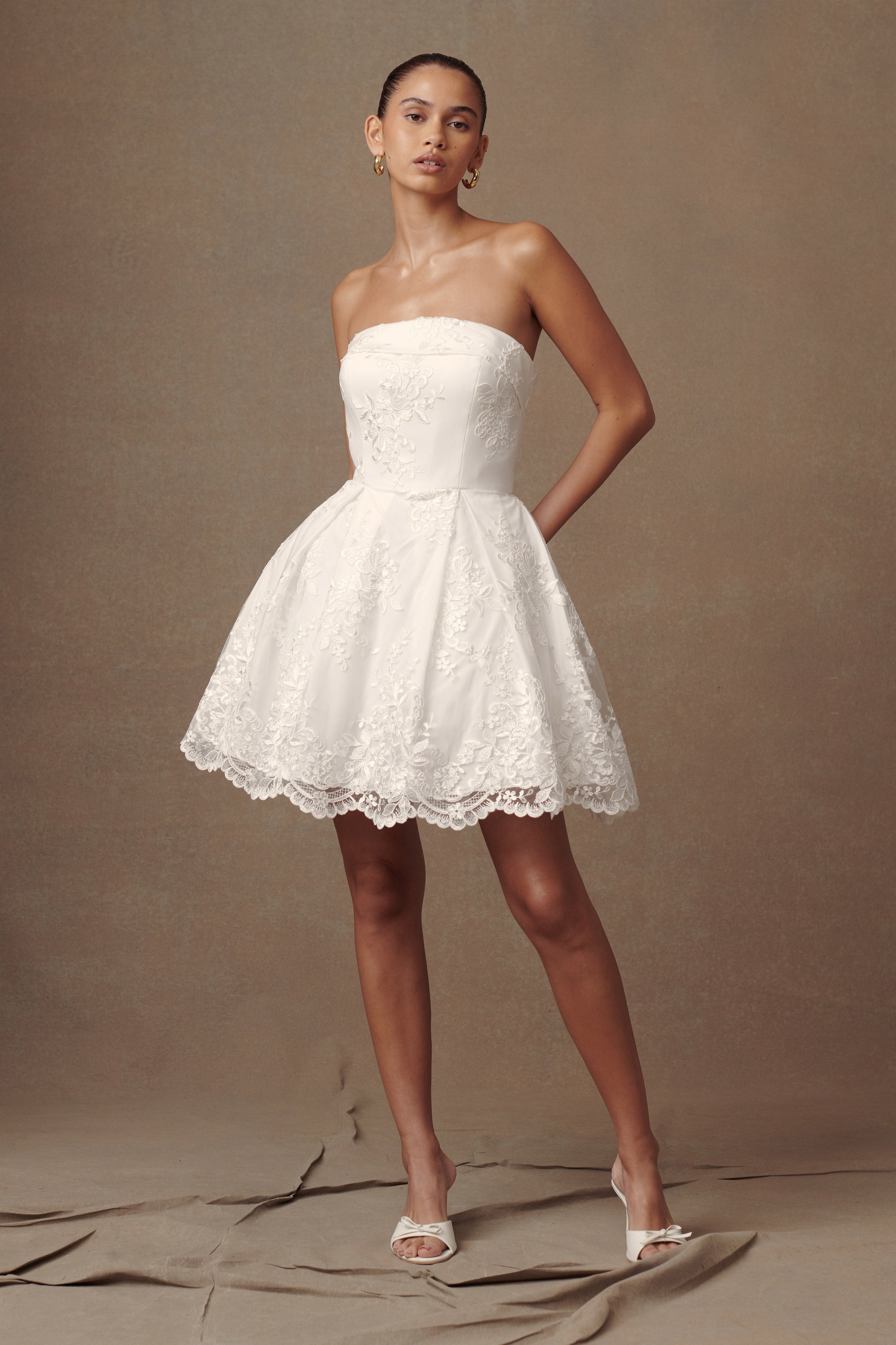 Aleski Mini Dress - White