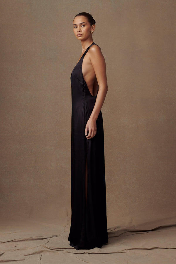 Collective Dress - Jacquelyn Racerback Maxi Dress - Black image 5