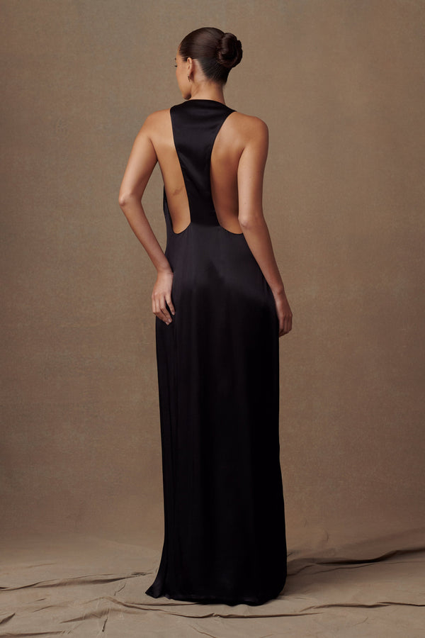 Collective Dress - Jacquelyn Racerback Maxi Dress - Black image 3