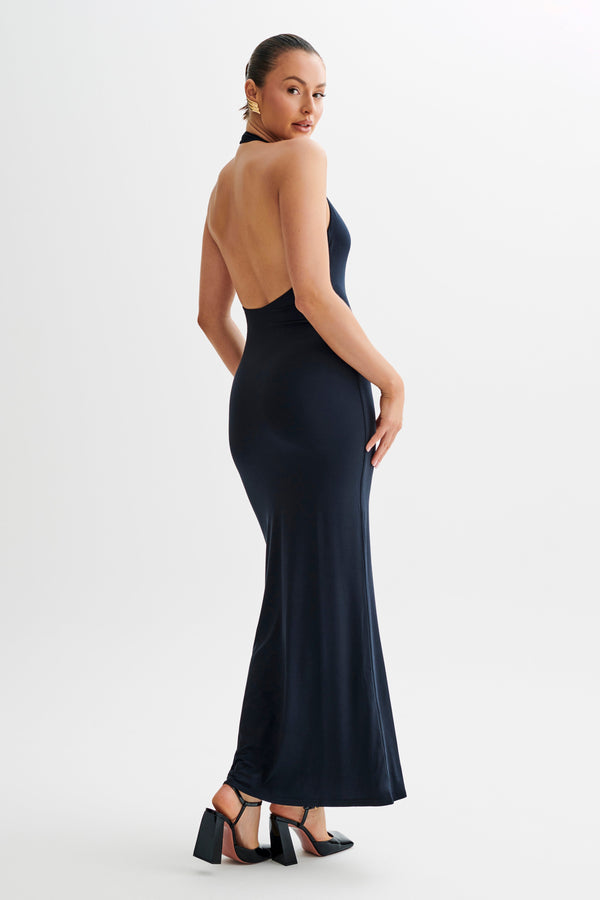 Collective Dress - Jessica Modal Halter Maxi Dress - Black image 3
