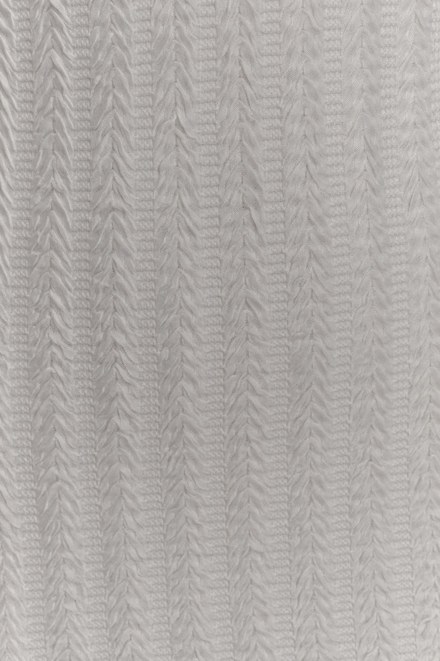 Daphne Pointelle Long Sleeve Mini Dress - Ivory