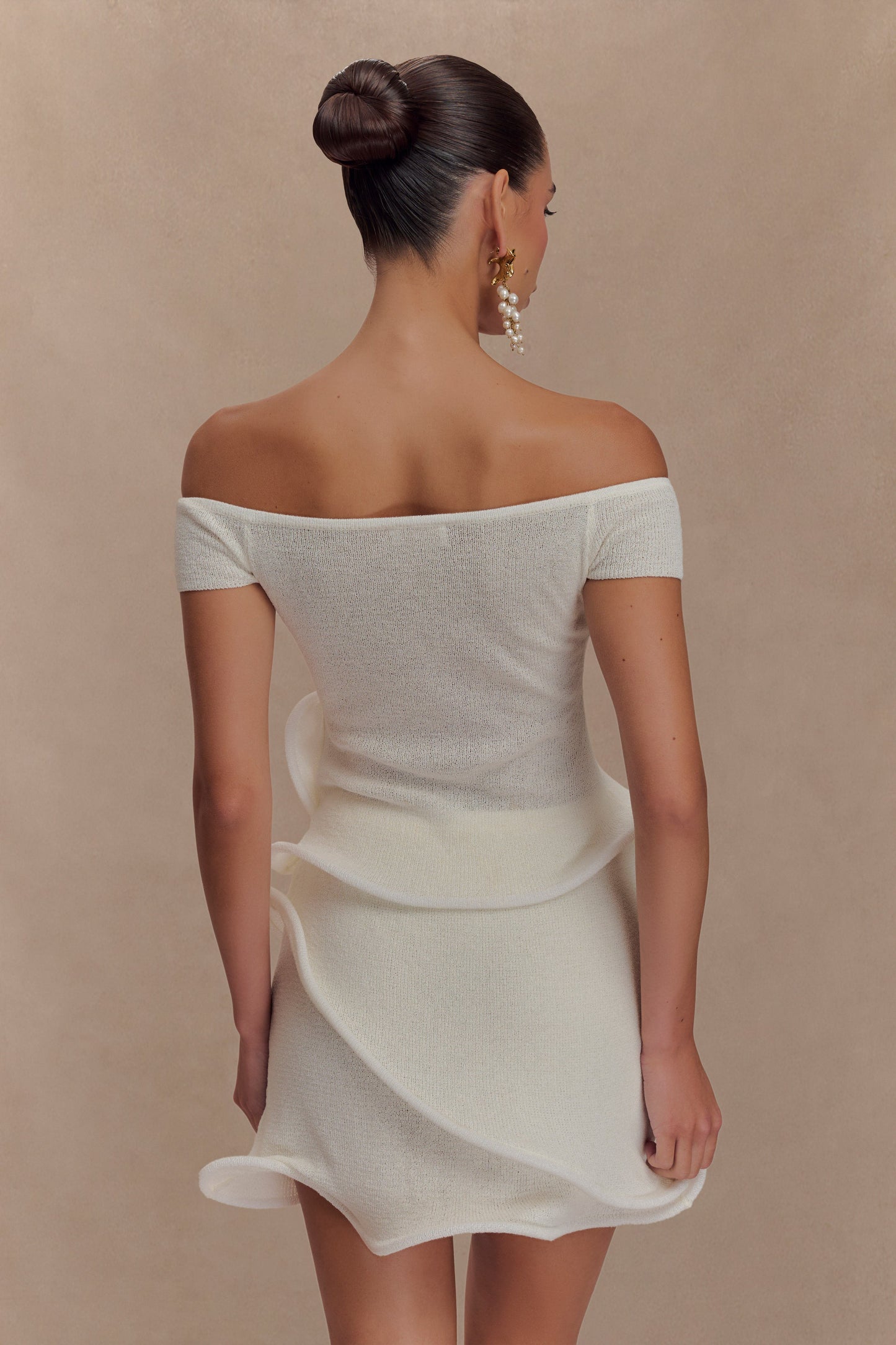 Haisley Knit Mini Skirt - Ivory