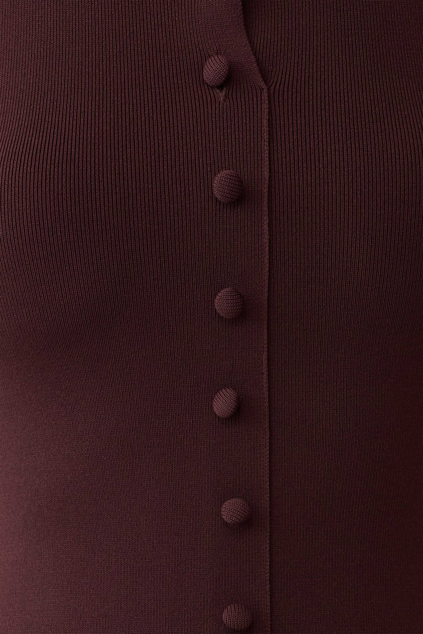 Rebena Pleated Midi Dress - Chocolate