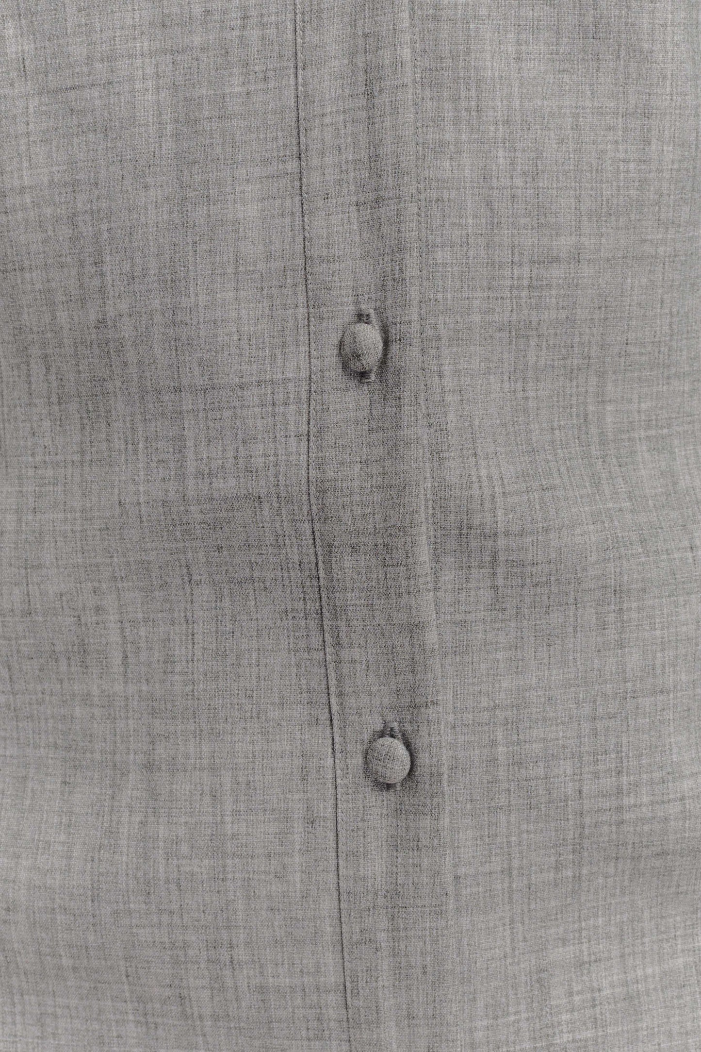 Dorian Fitted Shirt Mini Dress - Charcoal Marle