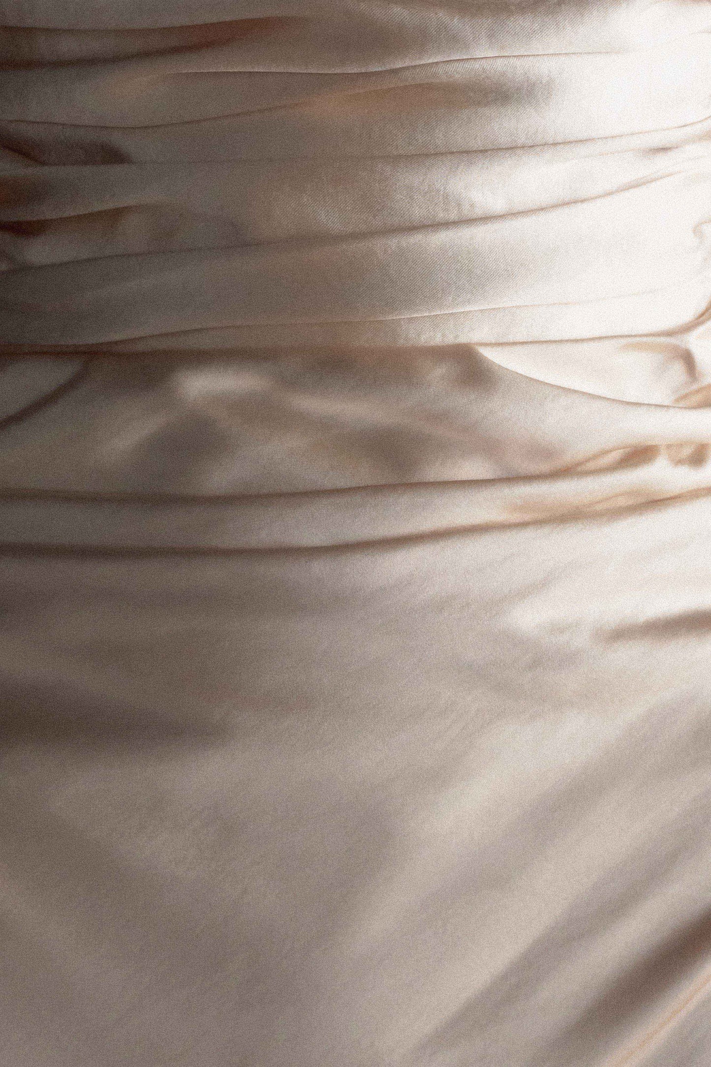 Cedar Strapless Satin Maxi Dress - Blush Gold