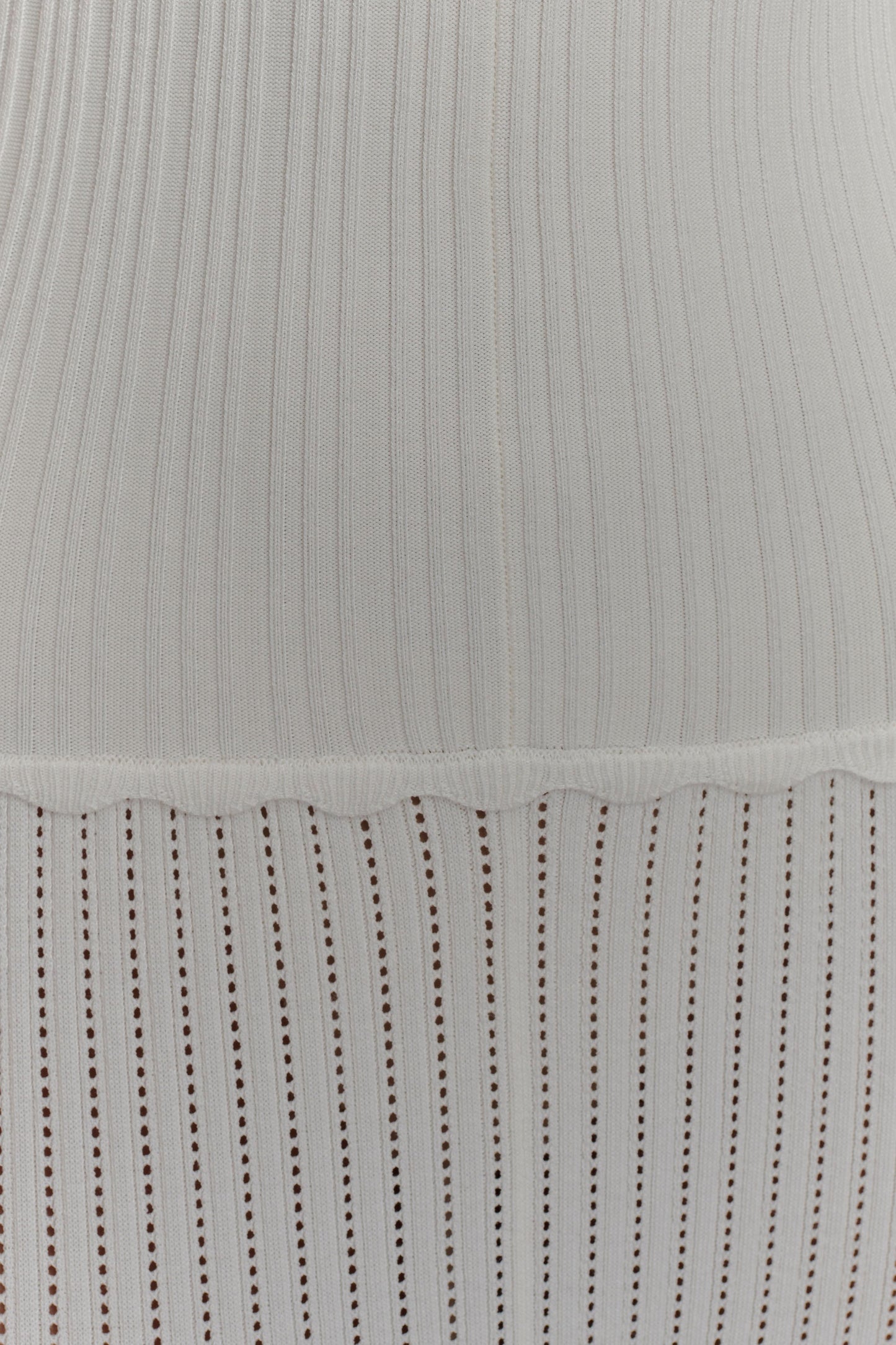 Finley Pointelle Knit Maxi Dress - Ivory