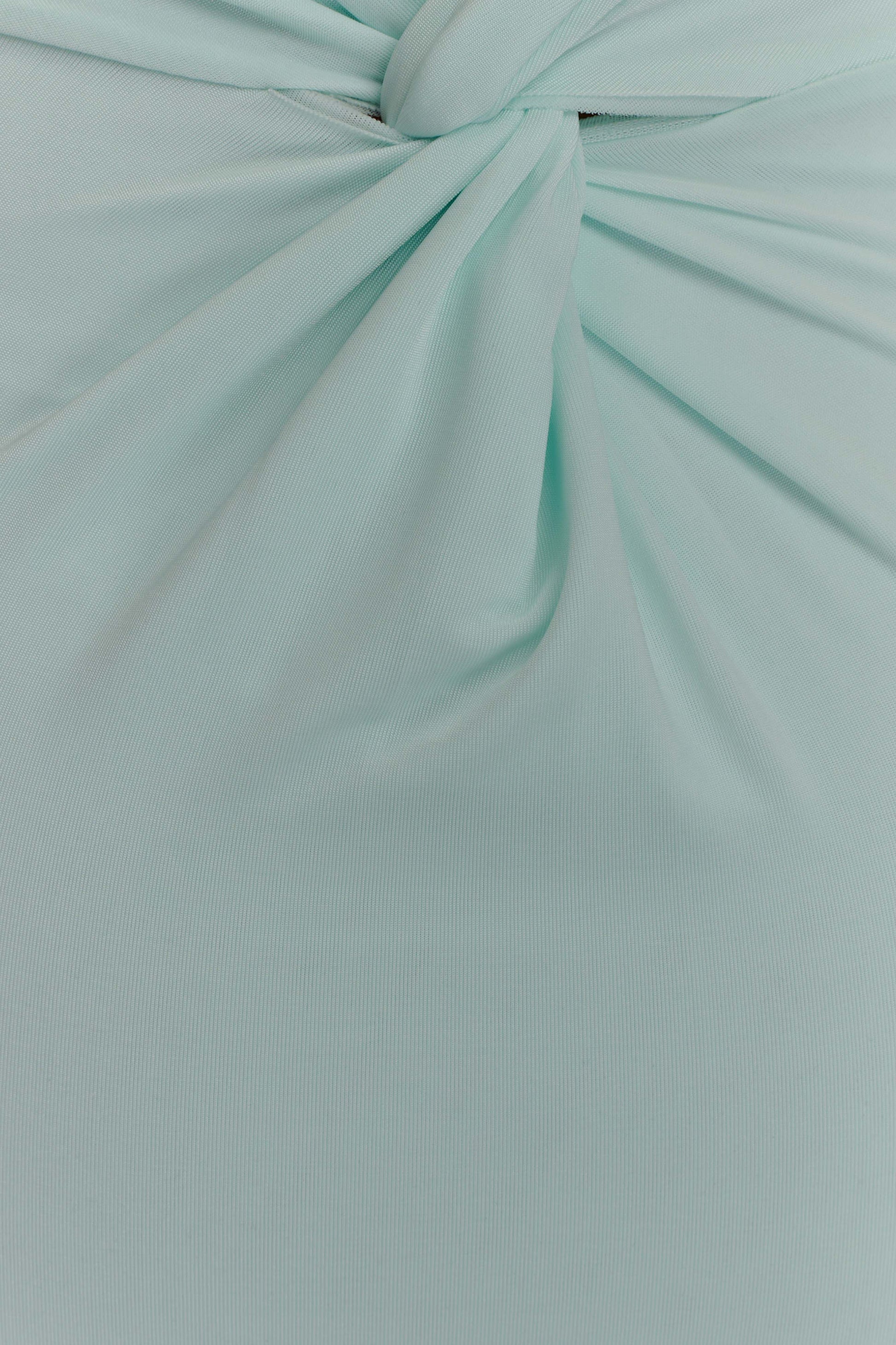 Elyna Slinky Halter Maxi Dress - Lagoon - View 6 | Shop Formal Dress