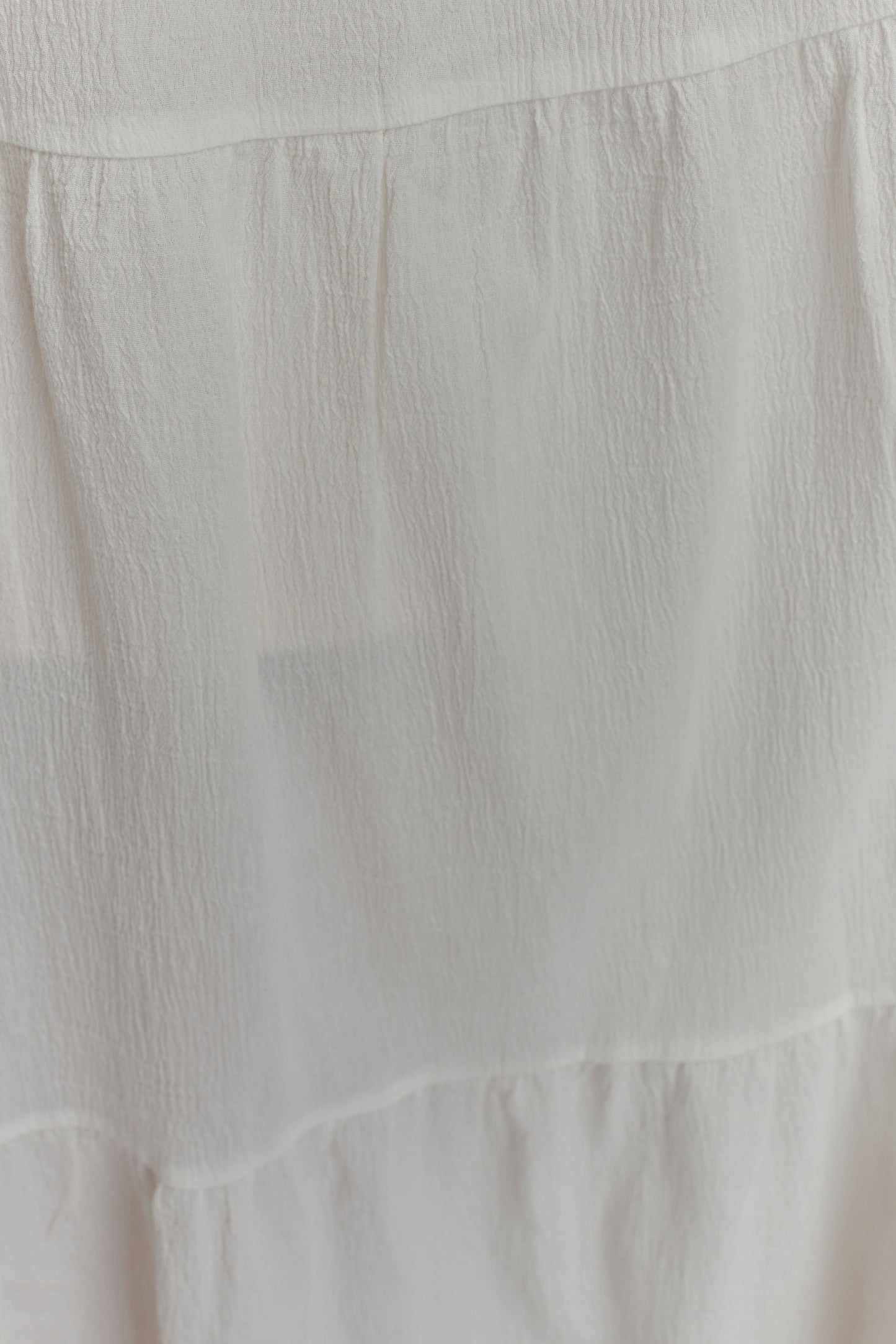 Lenny Front Tie Top - White