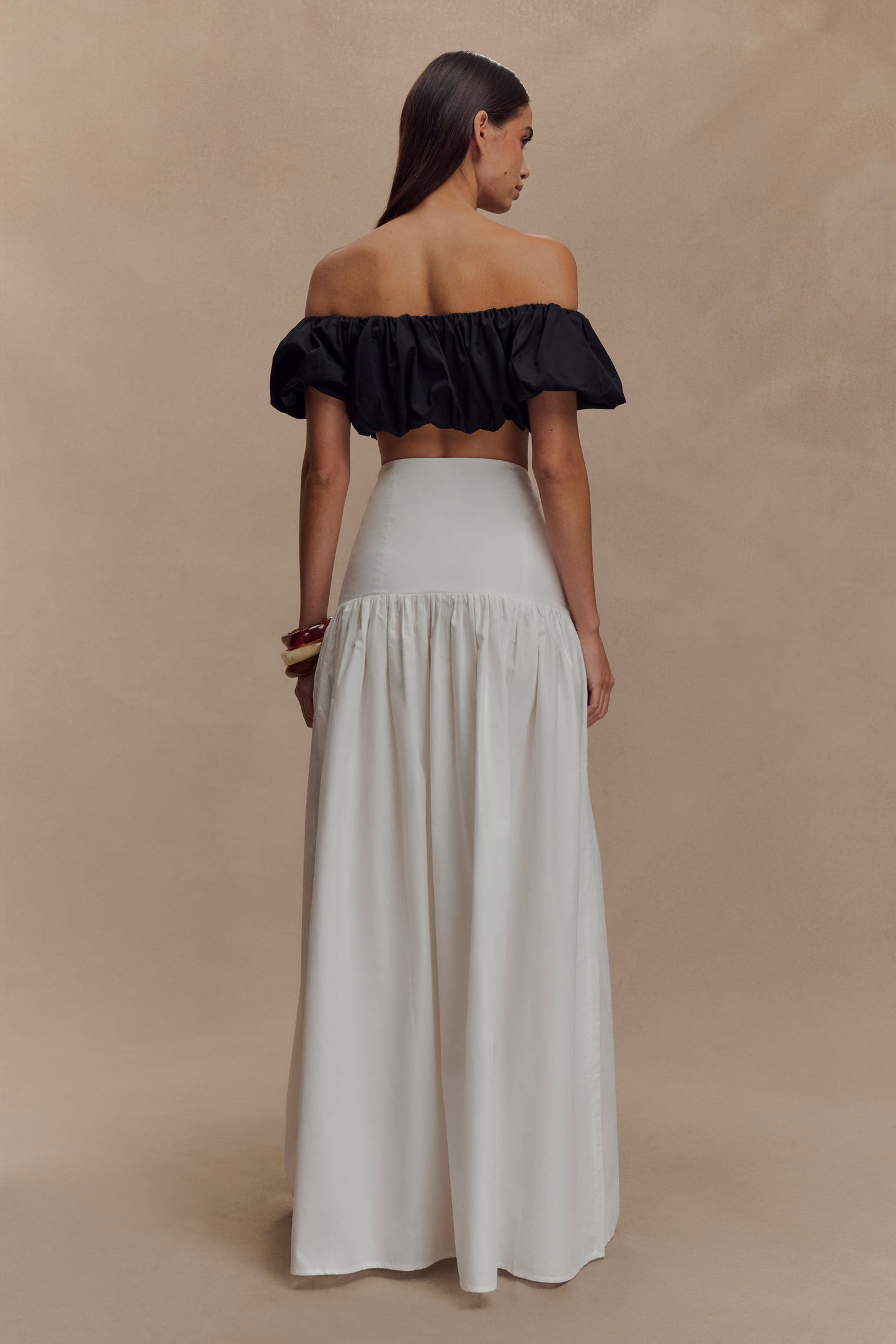 Autumn Maxi Skirt - White