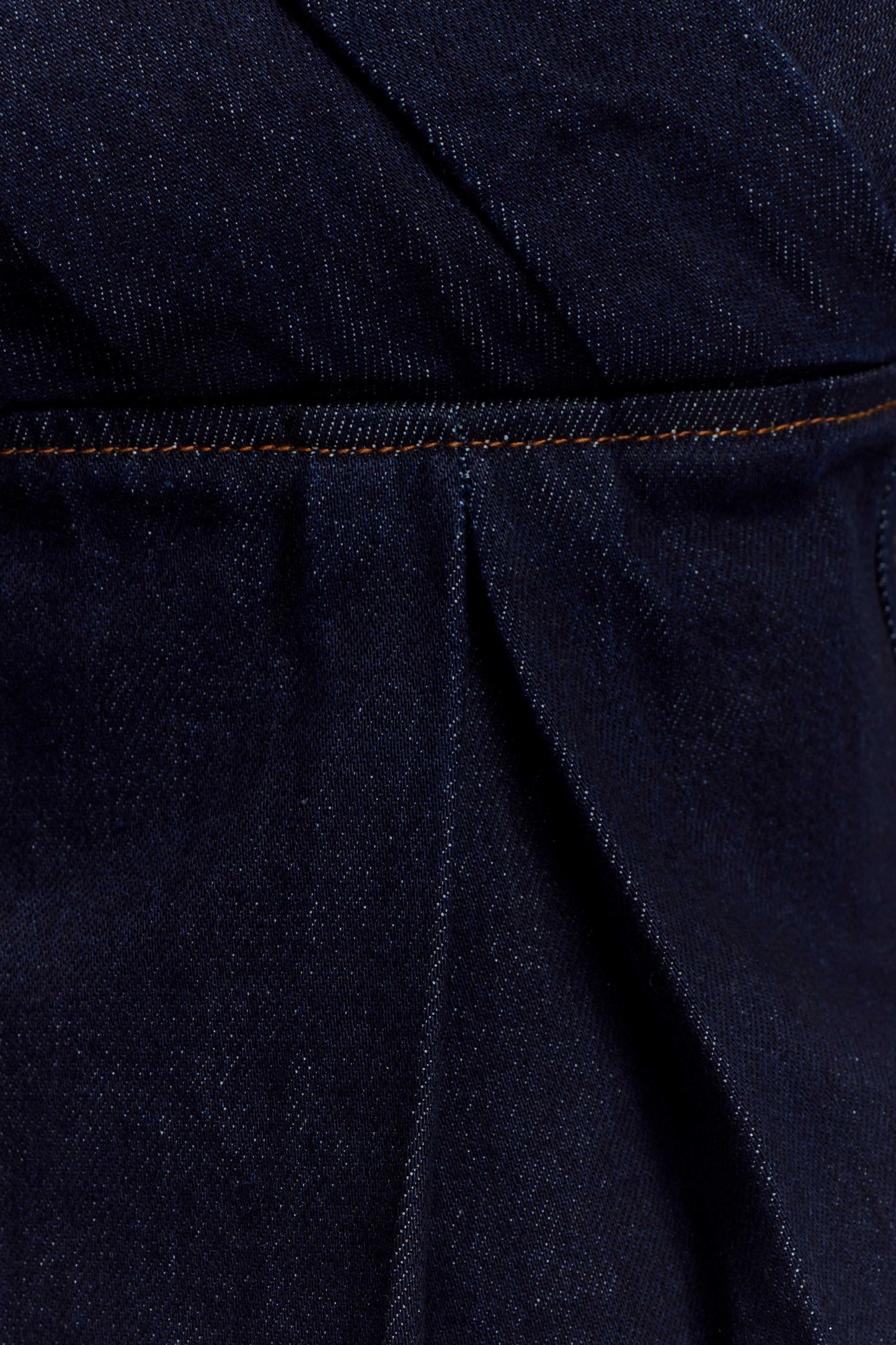 Rayne Off Shoulder Denim Top - Indigo Blue