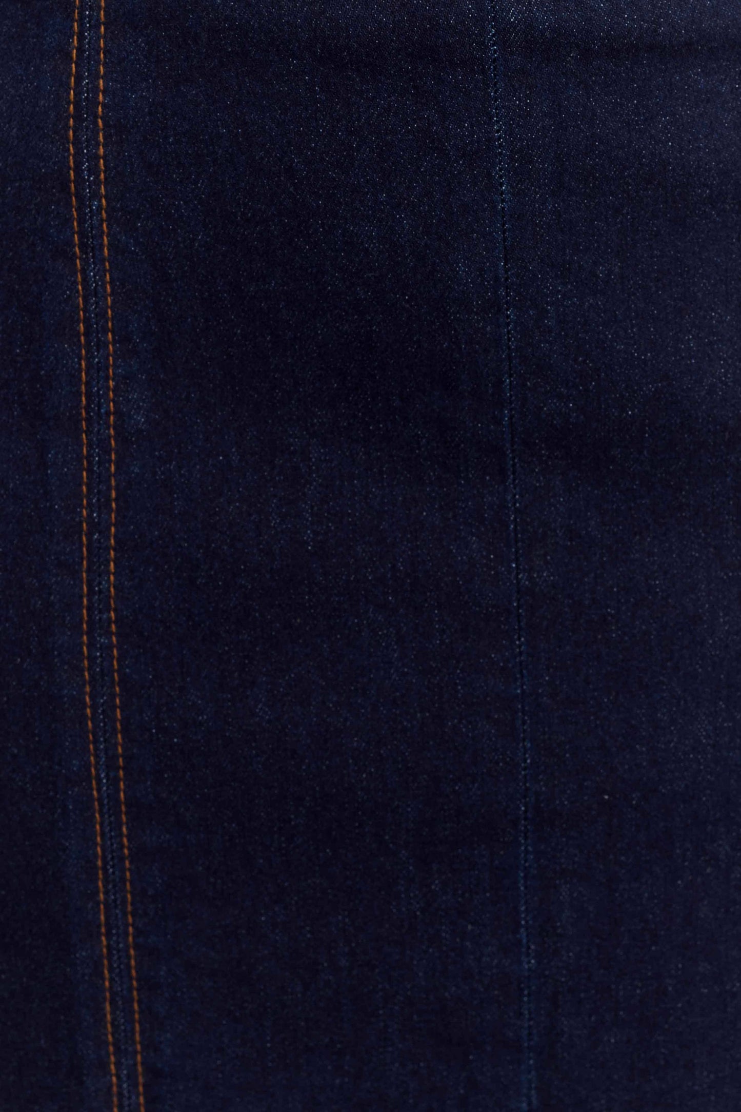 Shauna Denim Halter Midi Dress - Indigo Blue