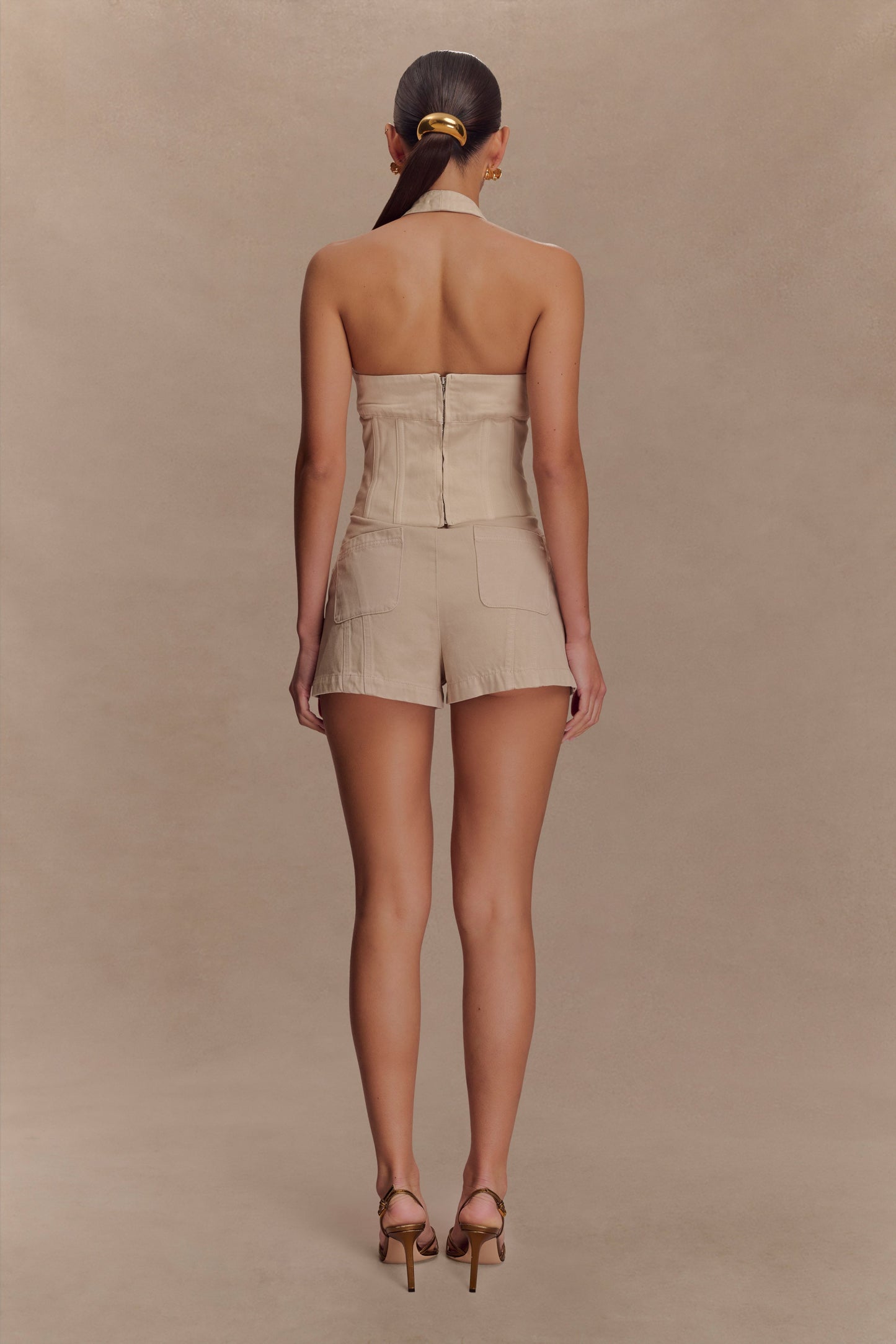 Meadow Denim Shorts - Stone Wash