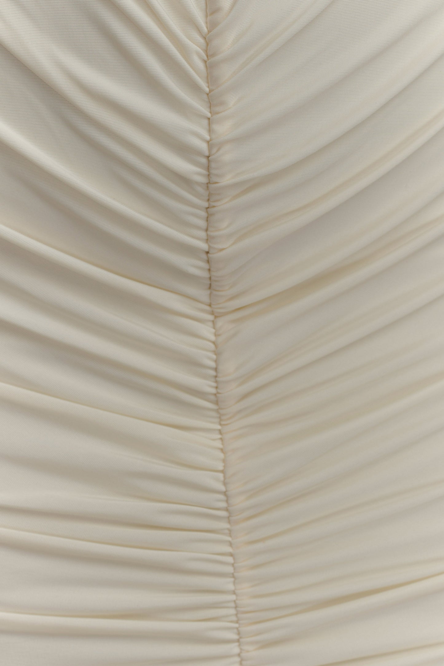 Louisa Long Sleeve Slinky Maxi Dress - Ivory