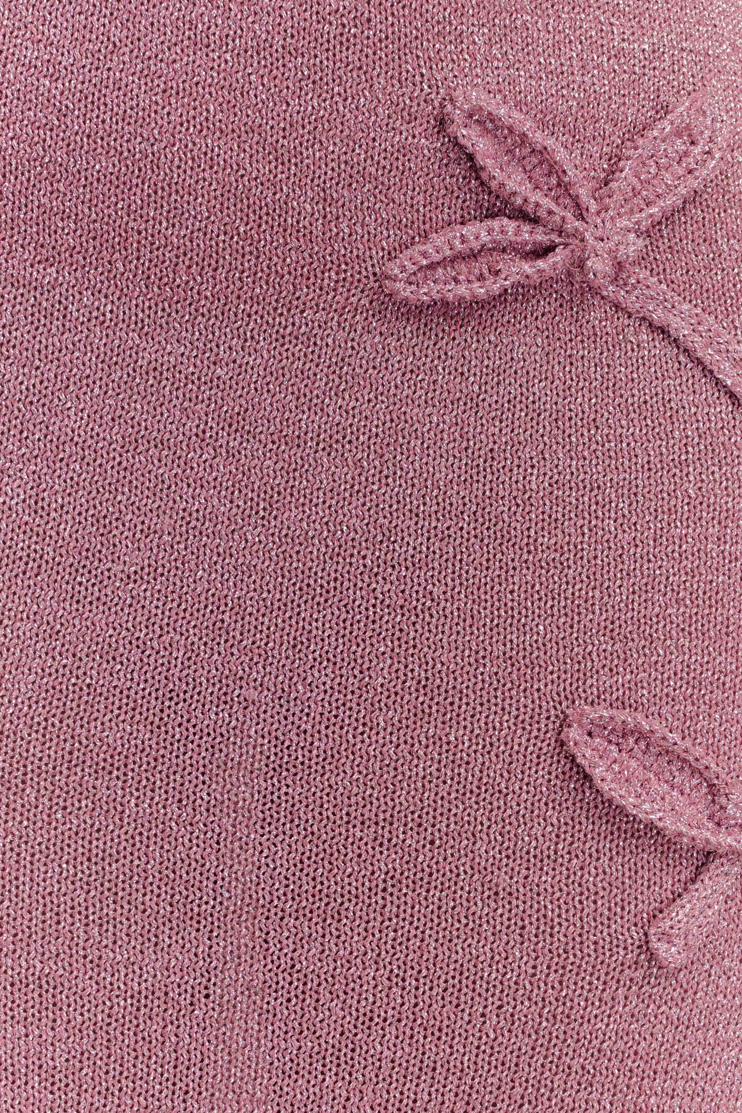 Celestino Floral Metallic Knit Maxi Dress - Pink