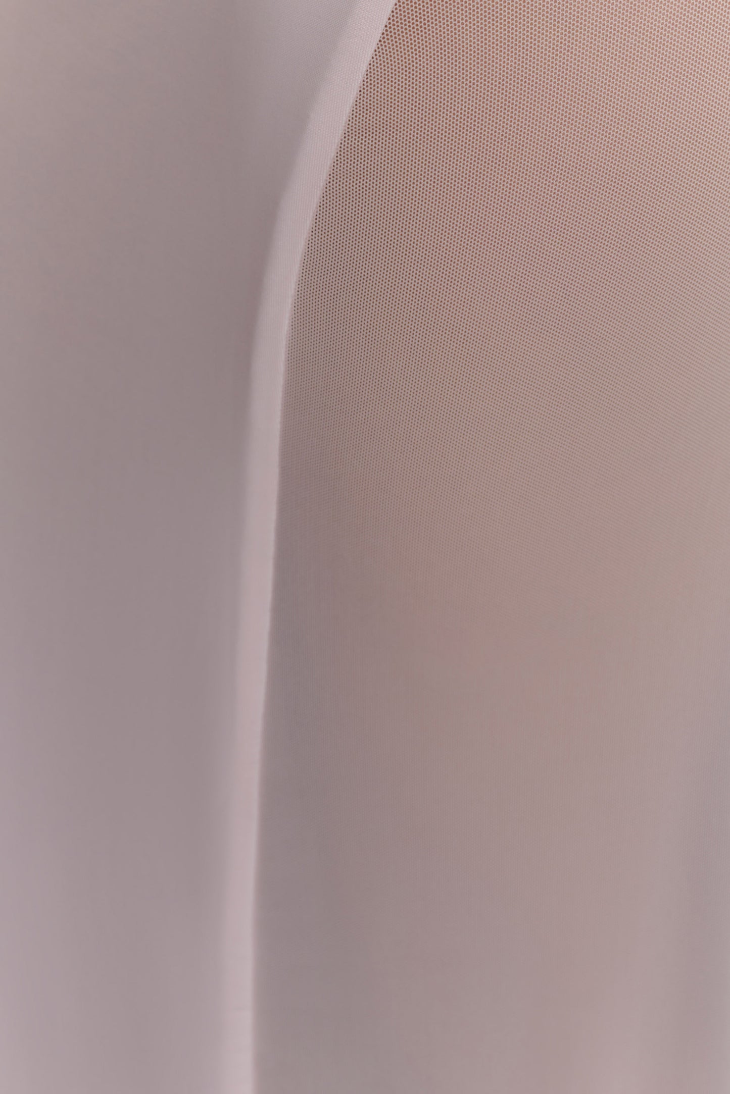 Wyatt Slinky And Mesh Maxi Dress - Pale Pink