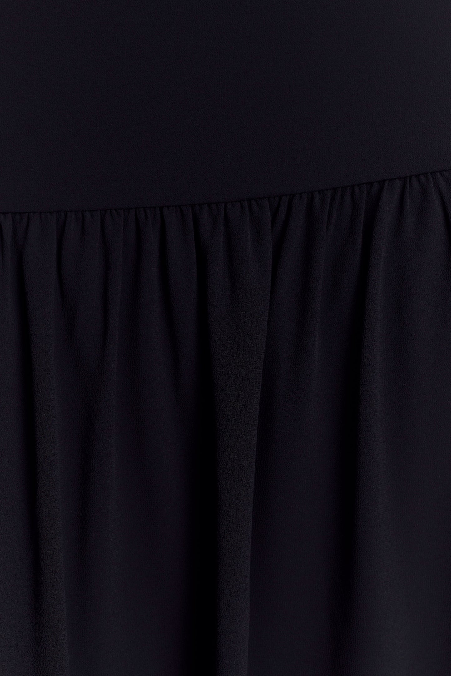 Georgina Chiffon Midi Dress - Black