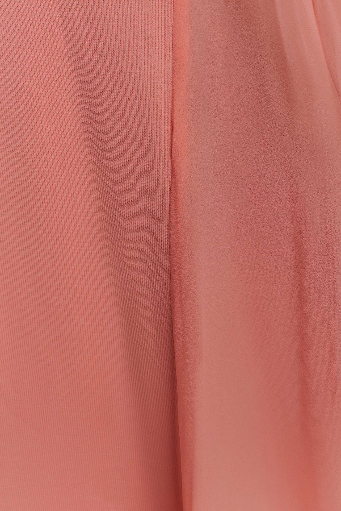 Soleil Knit And Mesh Halter Maxi Dress - Coral