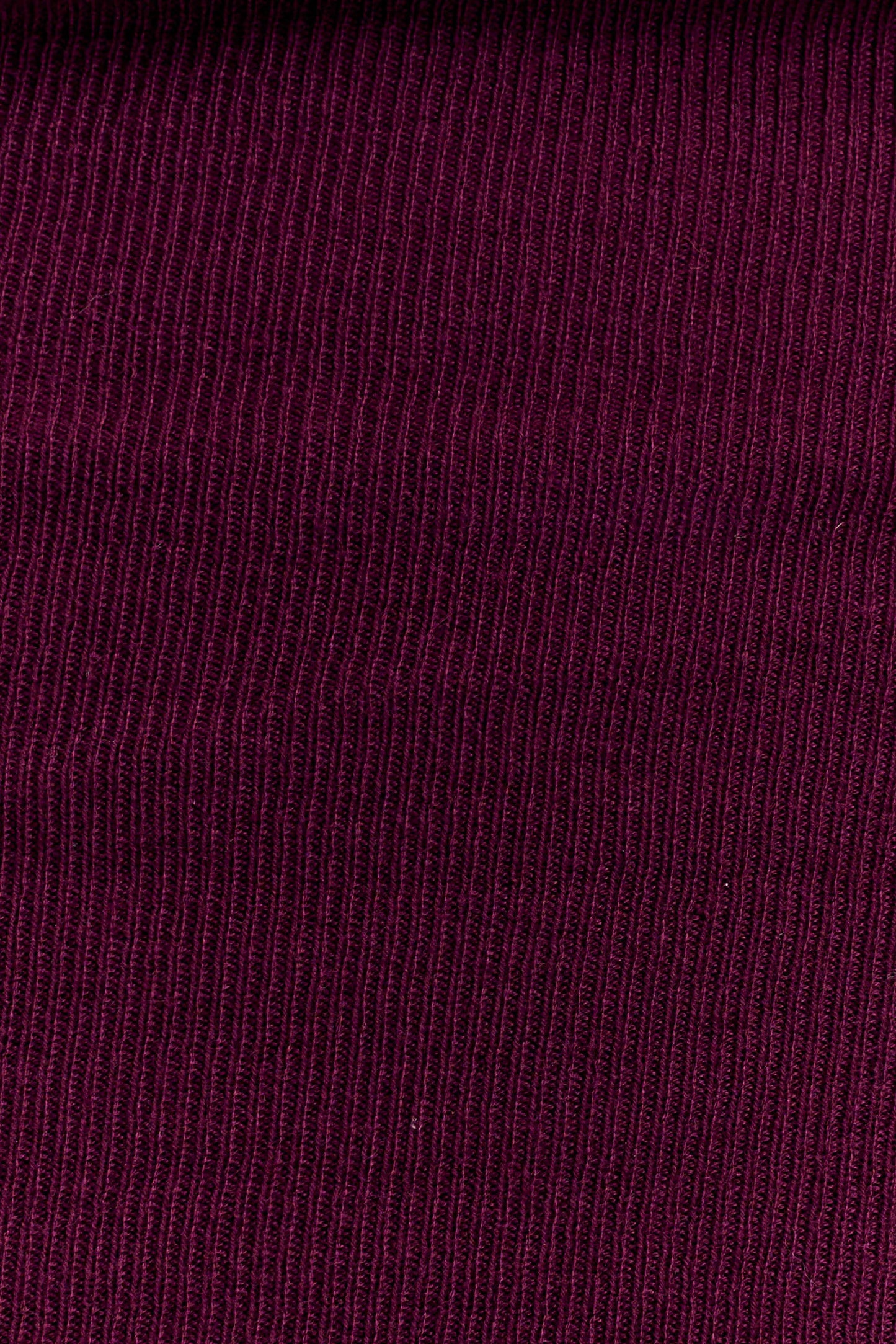 Mazie Asymetrical Cashmere Blend Long Sleeve Knit Top - Plum