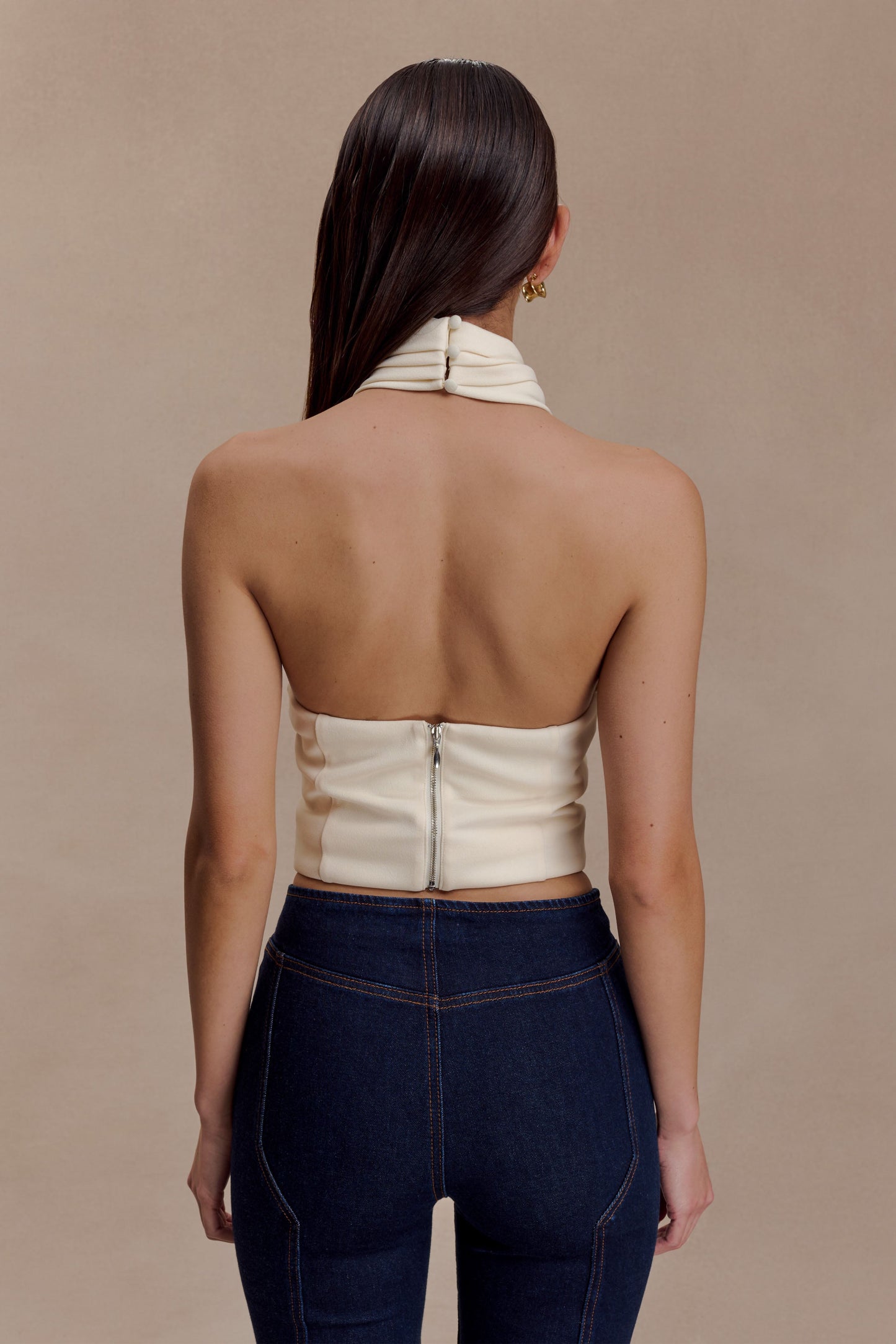 Marion Cross Over Top - Buttercream