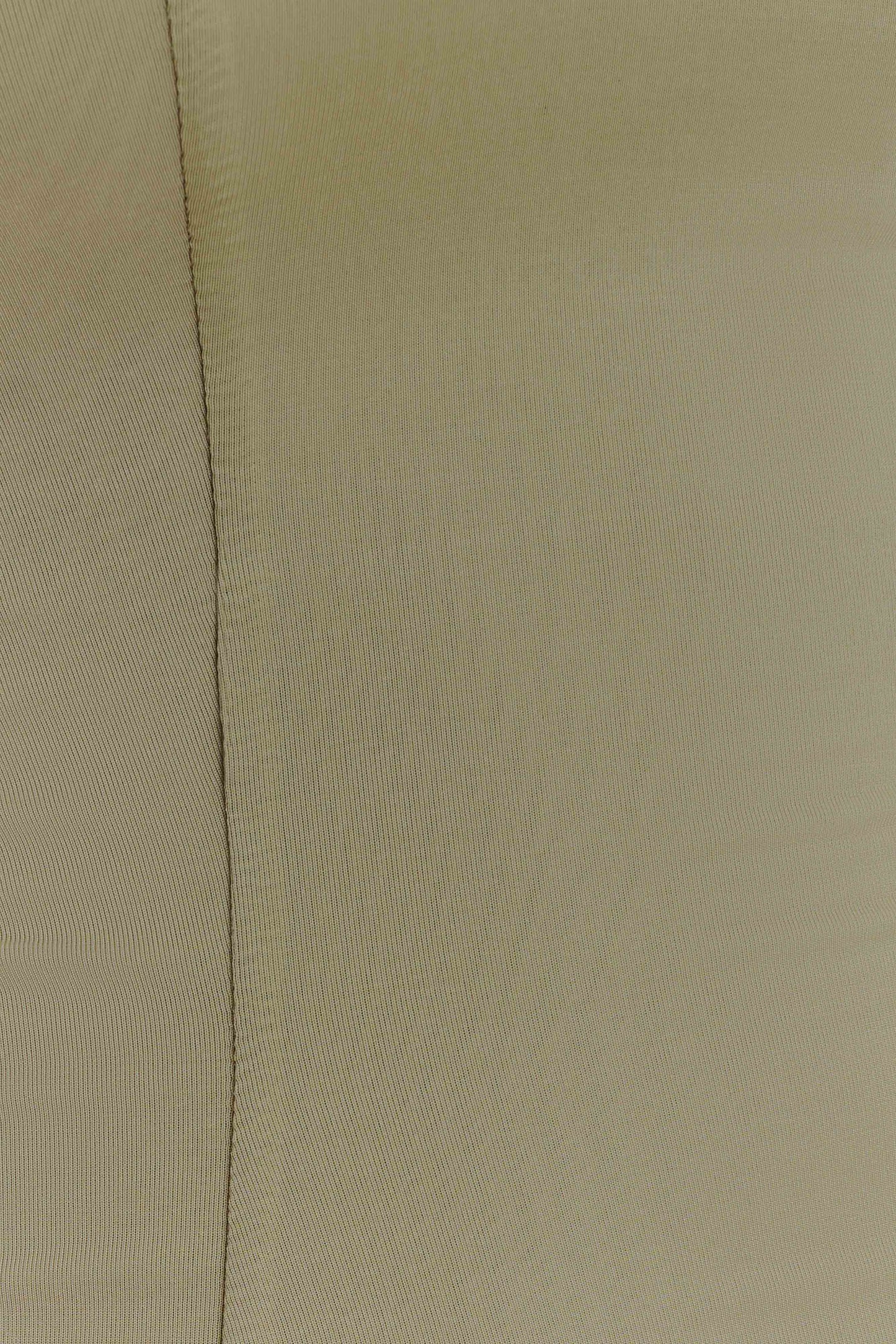 Mattea Slinky And Mesh Mini Dress With Scarf - Sage