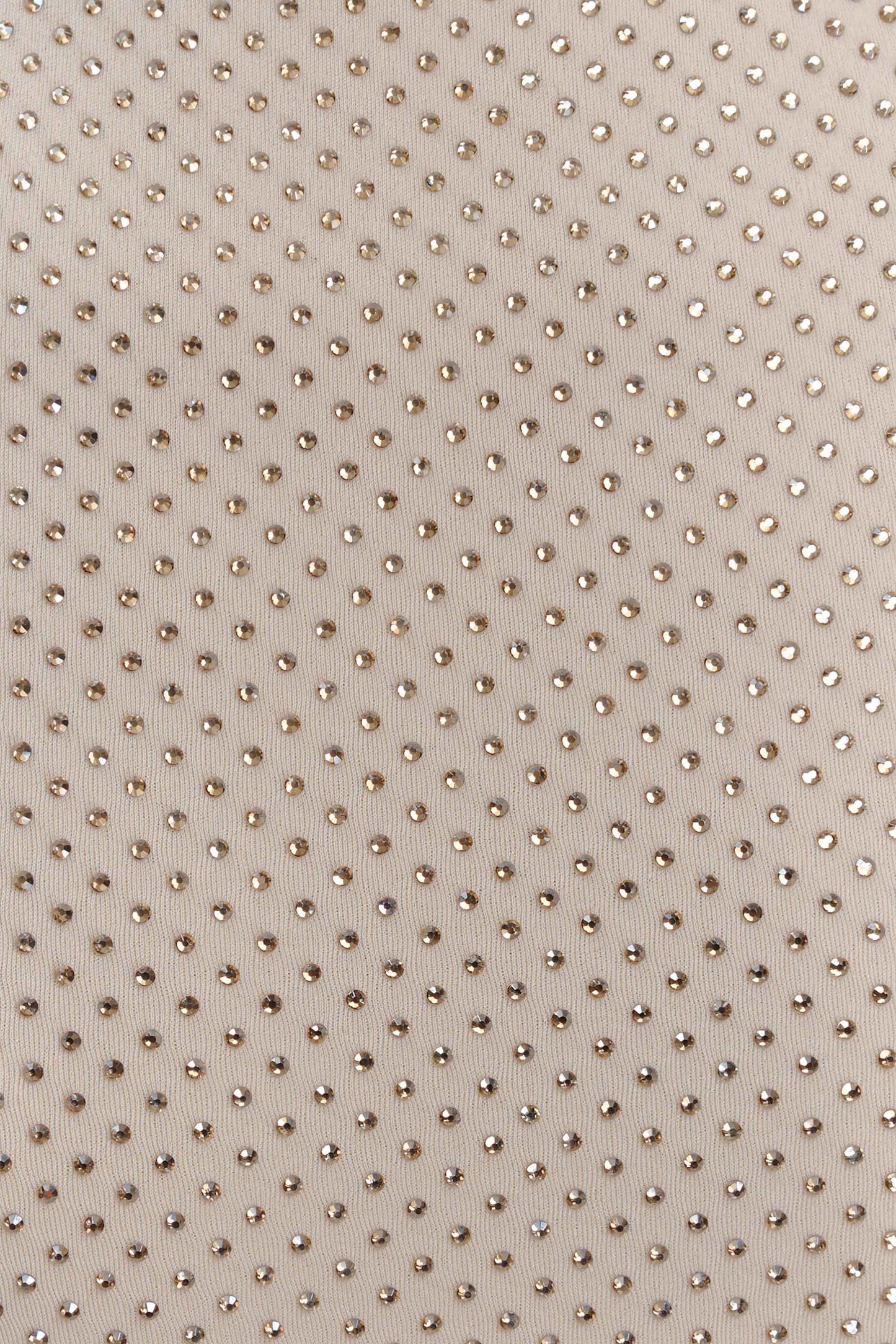 Deanna Long Sleeve Diamante Maxi Dress - Gold