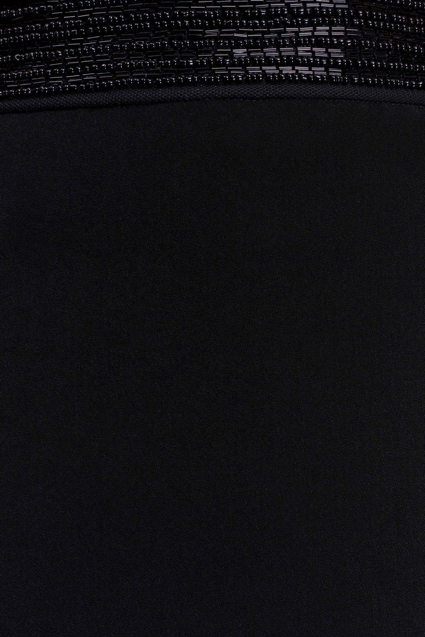 Emilia Beaded Waistband Mini Skirt - Black