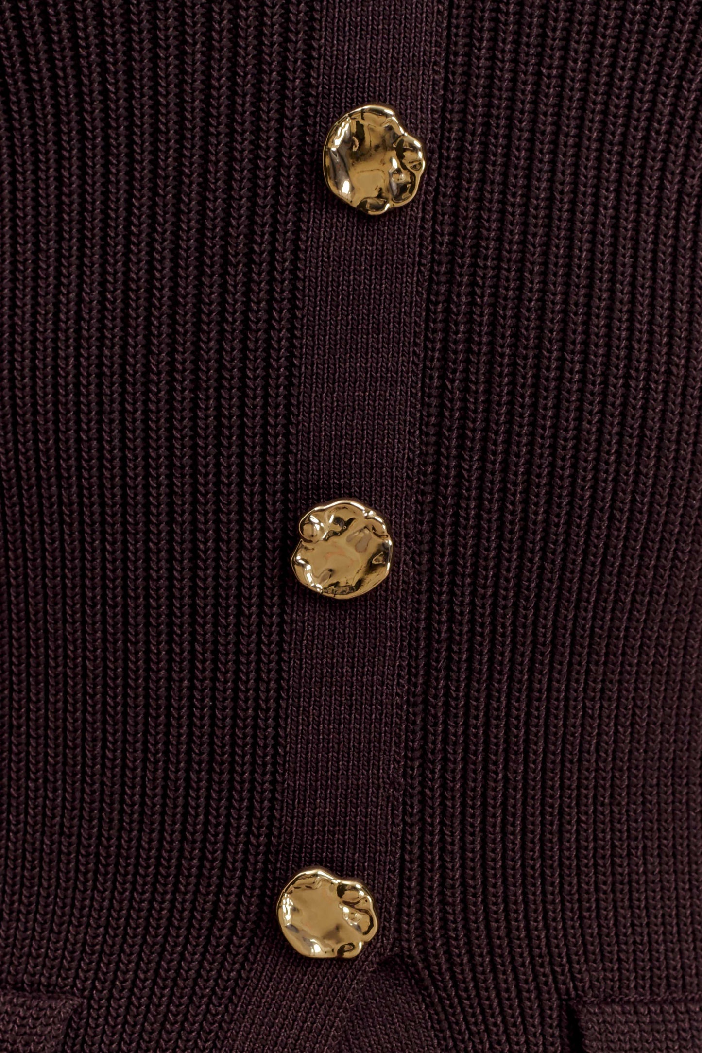 Suzie Ribbed Long Sleeve Longline Top - Chocolate