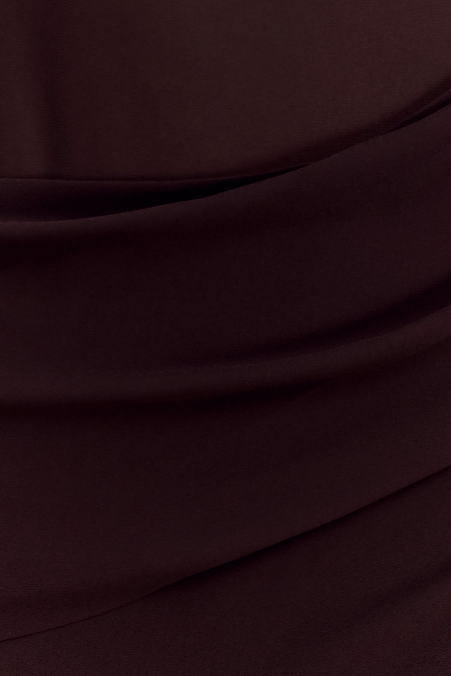 Kirsten Off Shoulder Chiffon Maxi Dress - Cacao Brown