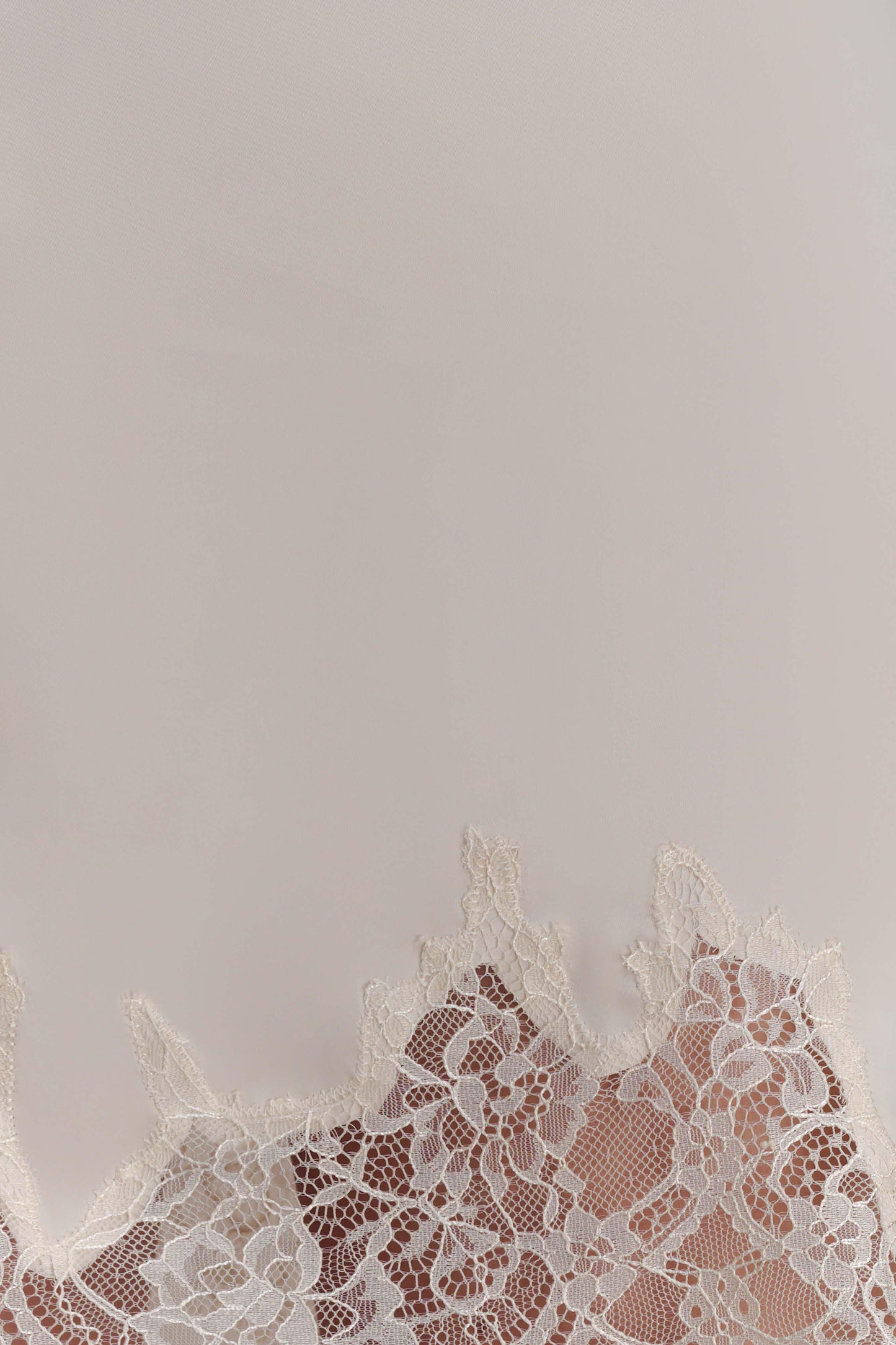 Nina Lace And Satin Mini Skirt - Ivory