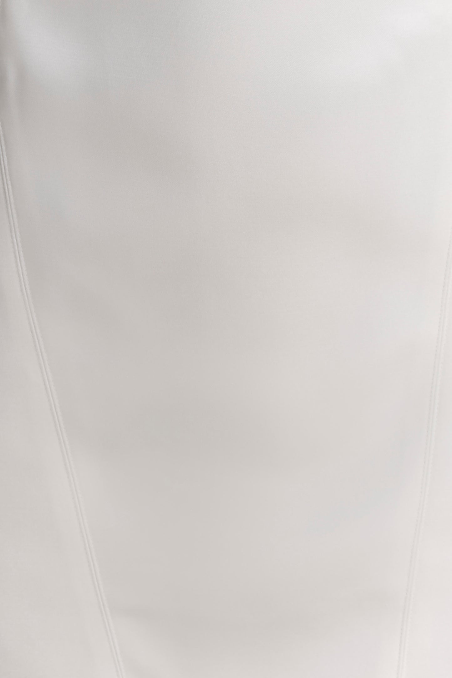 Beth Satin Mini Dress - White