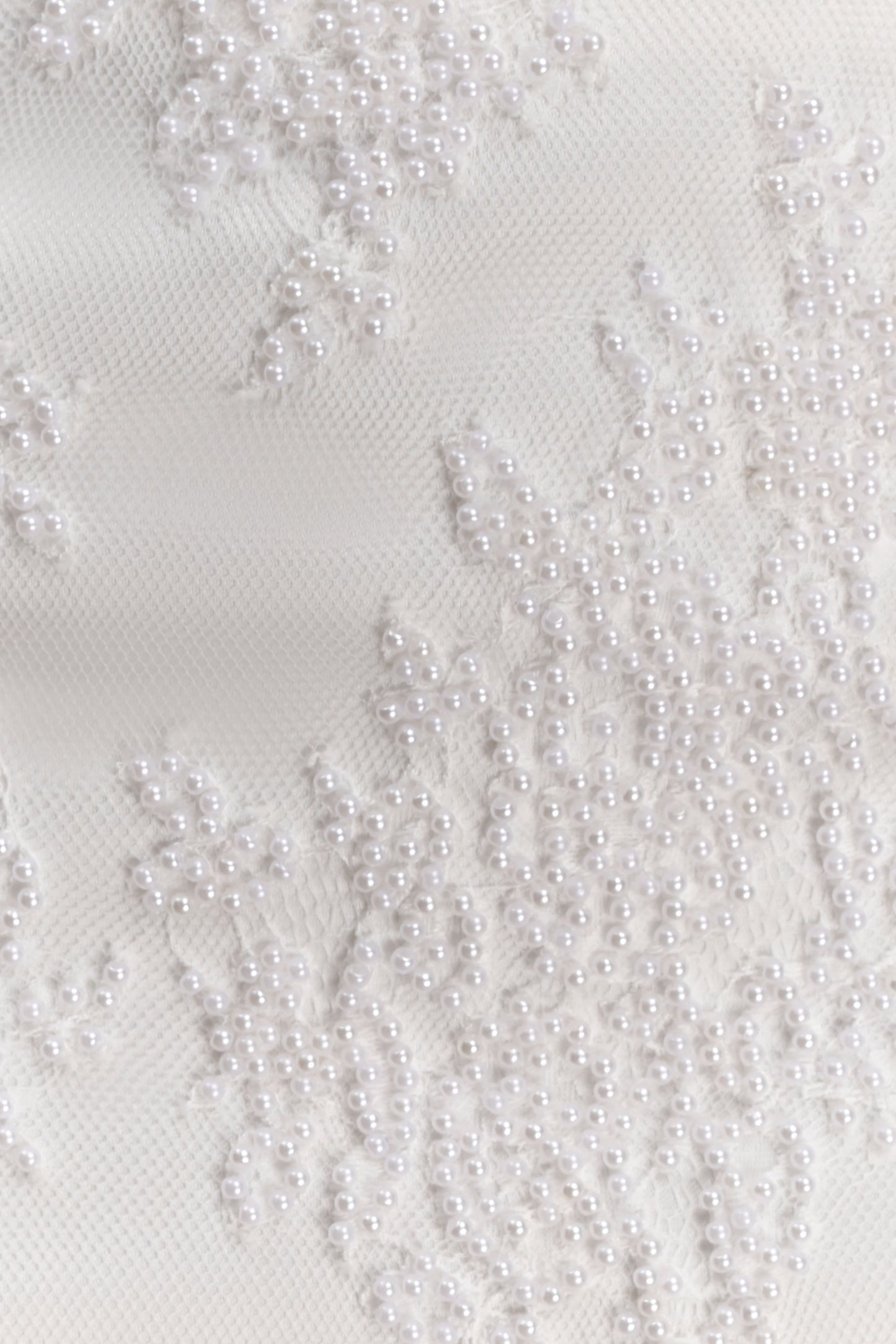 Camille Beaded Satin And Lace Maxi Skirt - Ivory