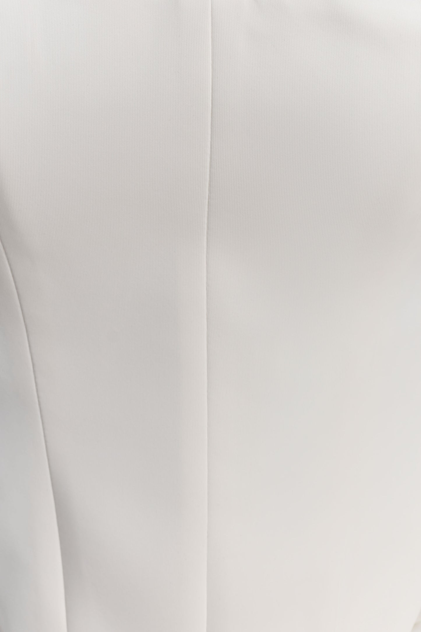 Karina Strapless Scuba Corset - White
