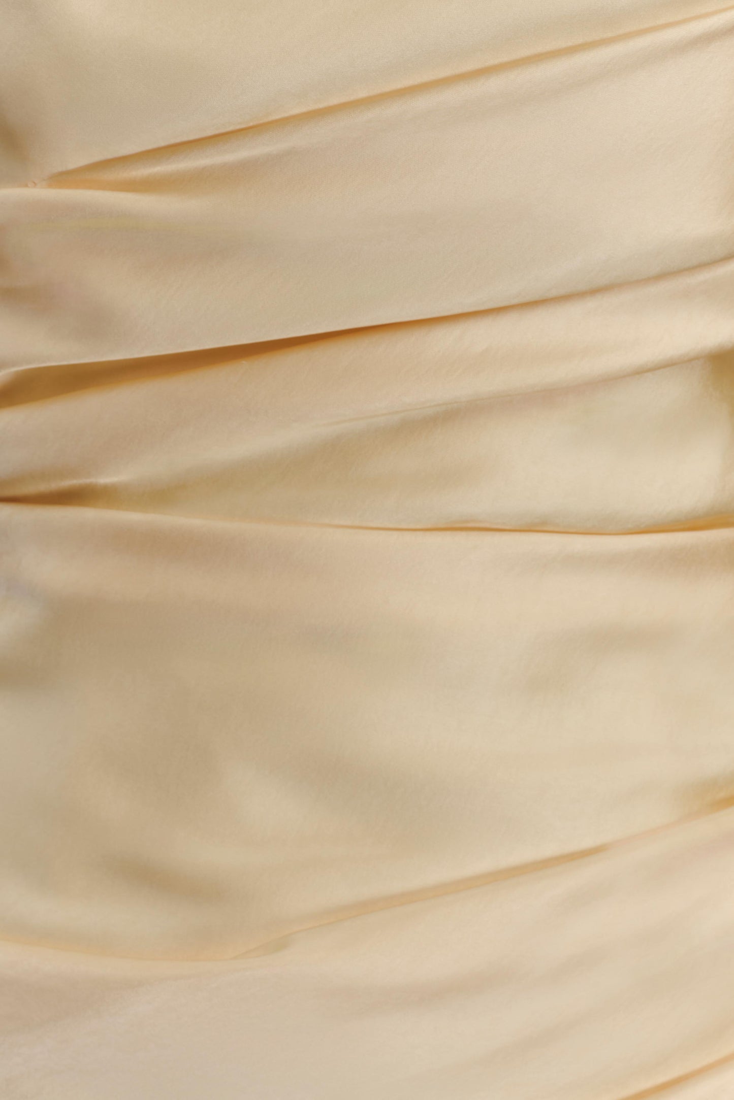 Sarah Strapless Maxi Dress With Waist Tie - Lemon