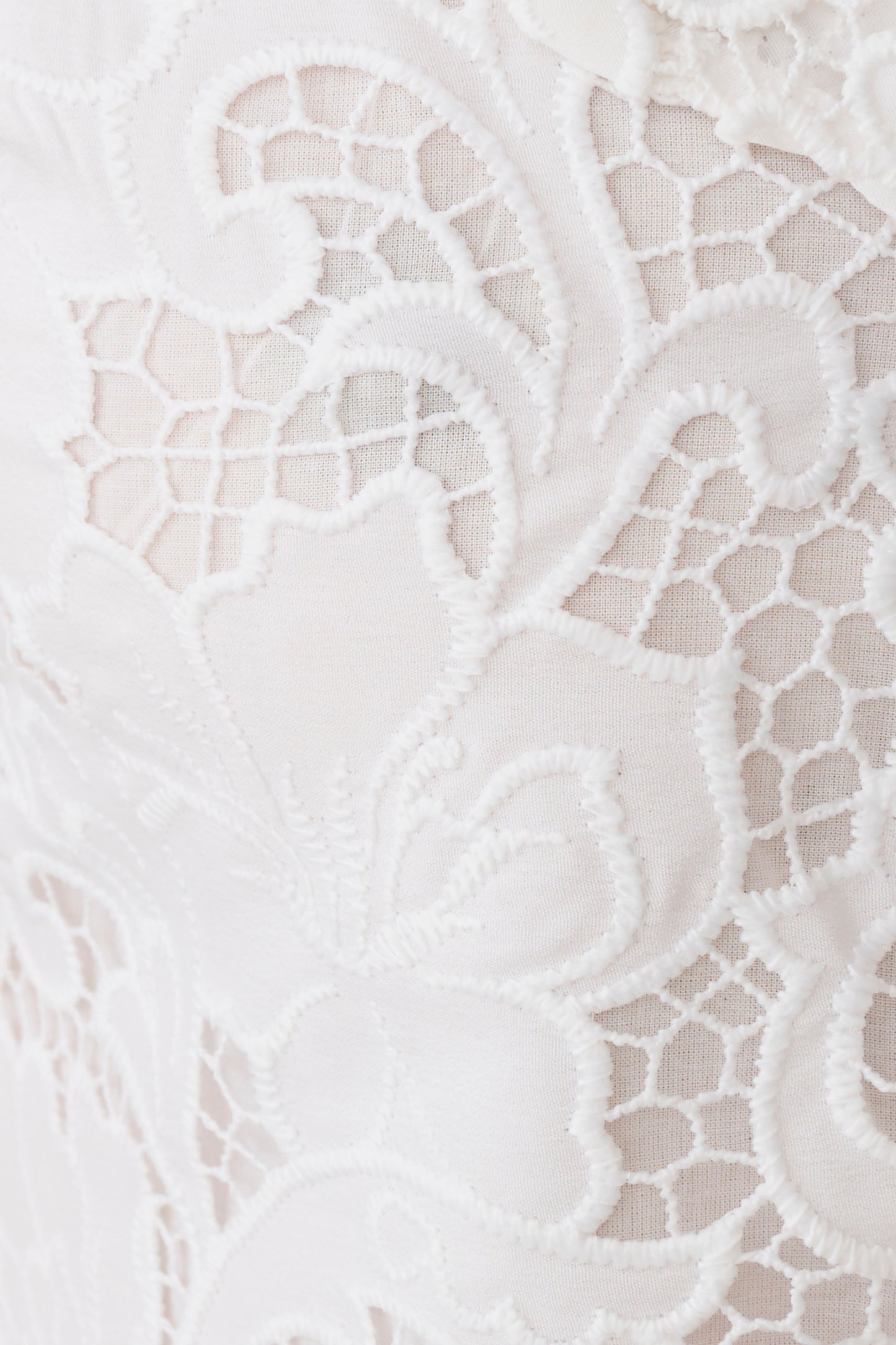 Tessa Broderie Mini Skirt - White