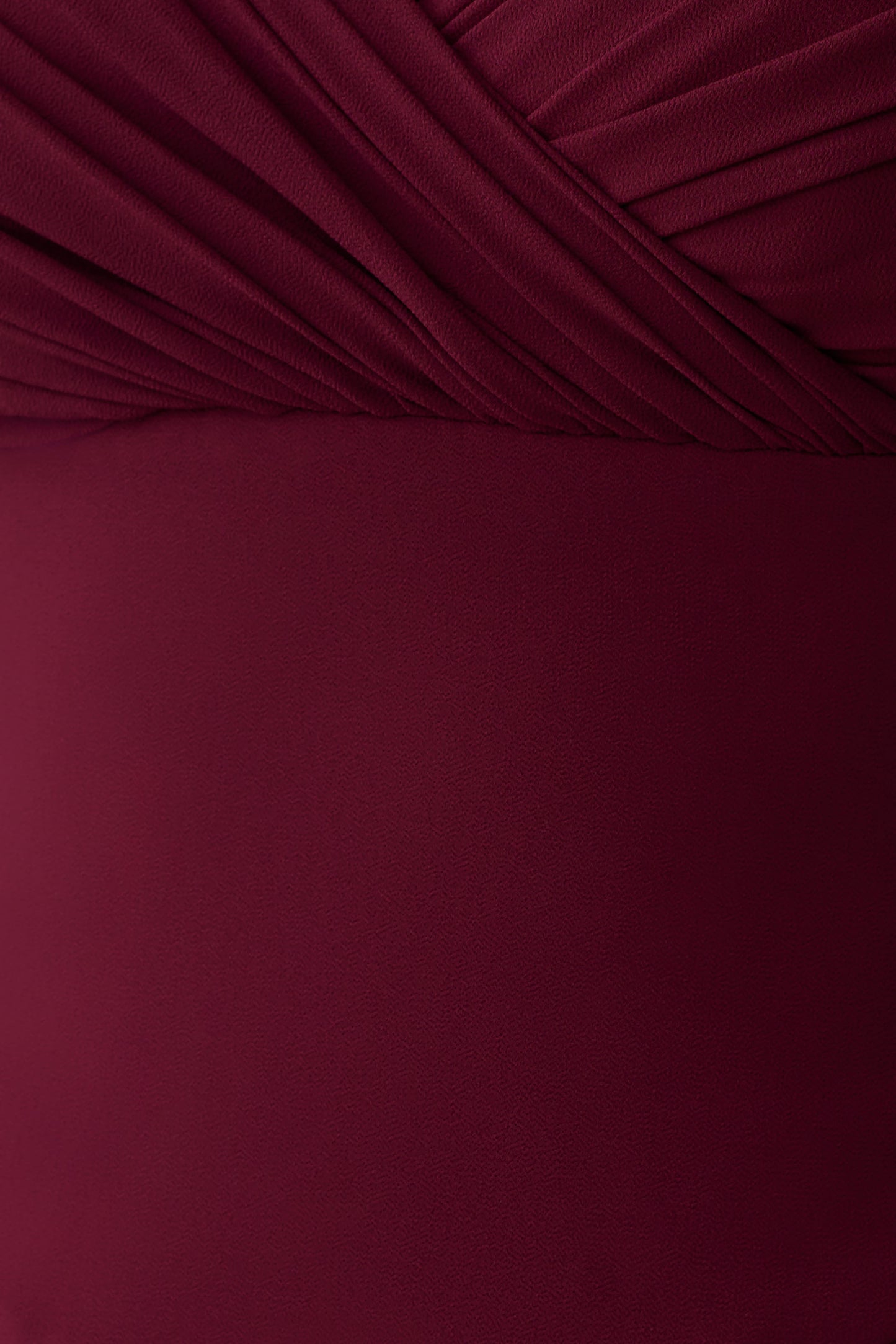 Mabel Off Shoulder Chiffon Maxi Dress - Merlot