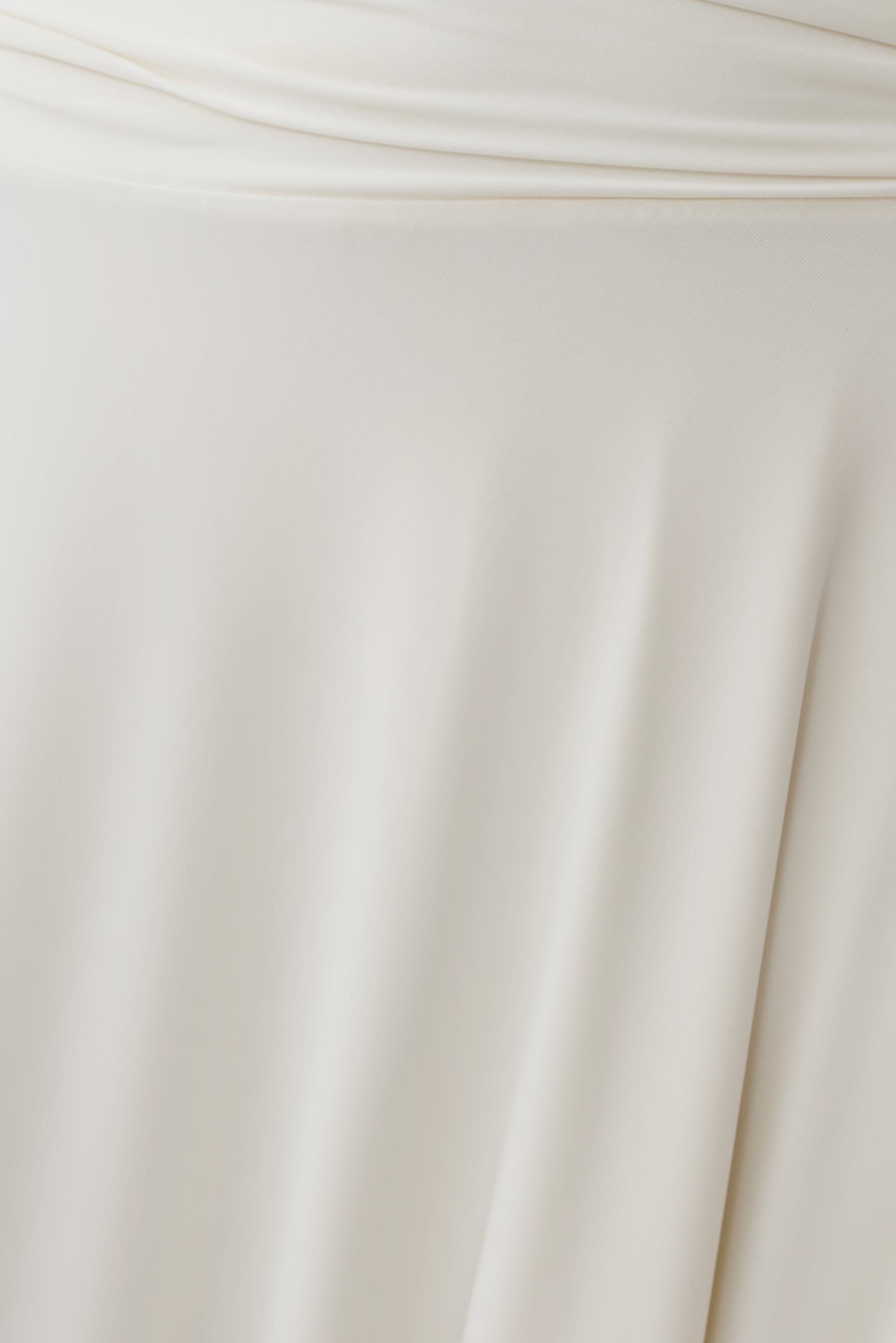 Luu Off Shoulder Slinky Top - Ivory