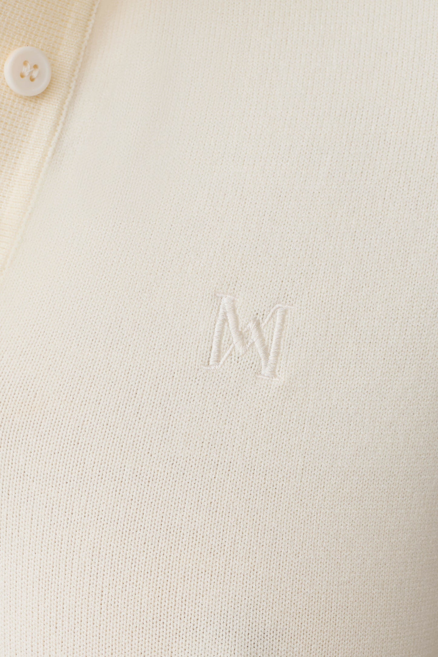 Philly Knit Button Up Top - Ivory