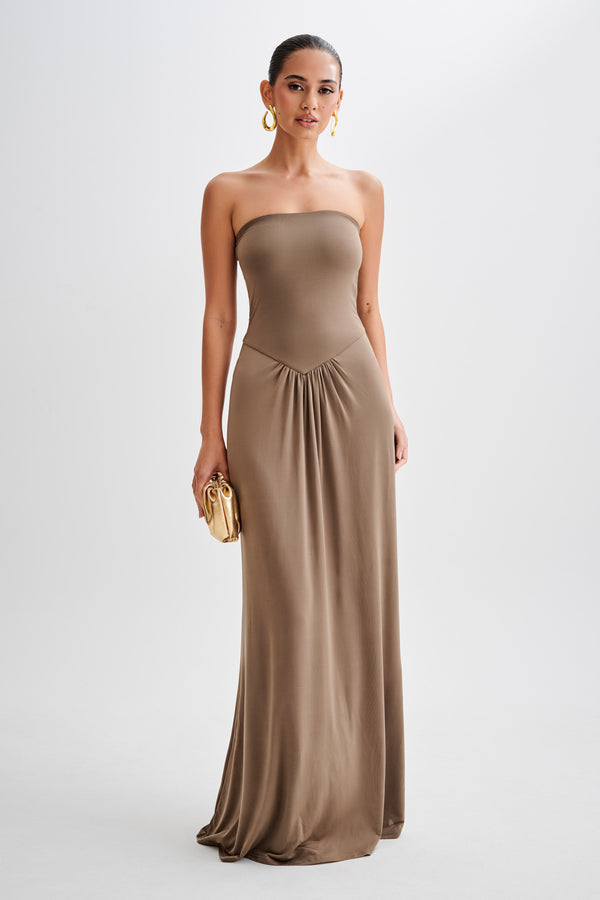 Ruby Strapless Slinky Maxi Dress - Coco - View 1 | Shop Formal Dress