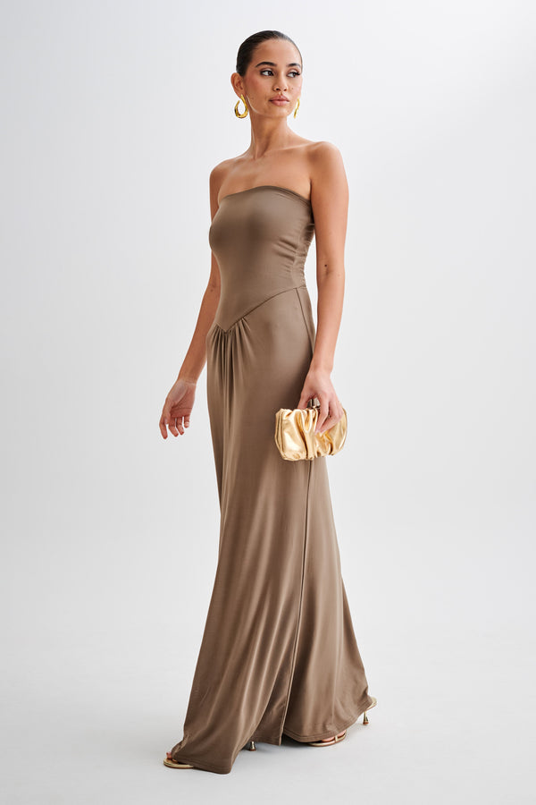 Ruby Strapless Slinky Maxi Dress - Coco - View 5 | Shop Formal Dress