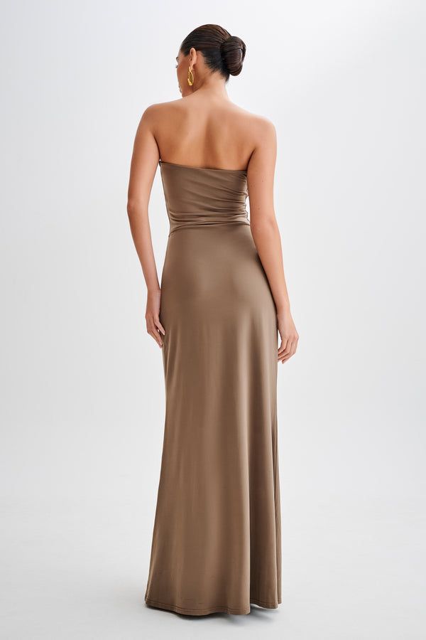 Ruby Strapless Slinky Maxi Dress - Coco - View 3 | Shop Formal Dress