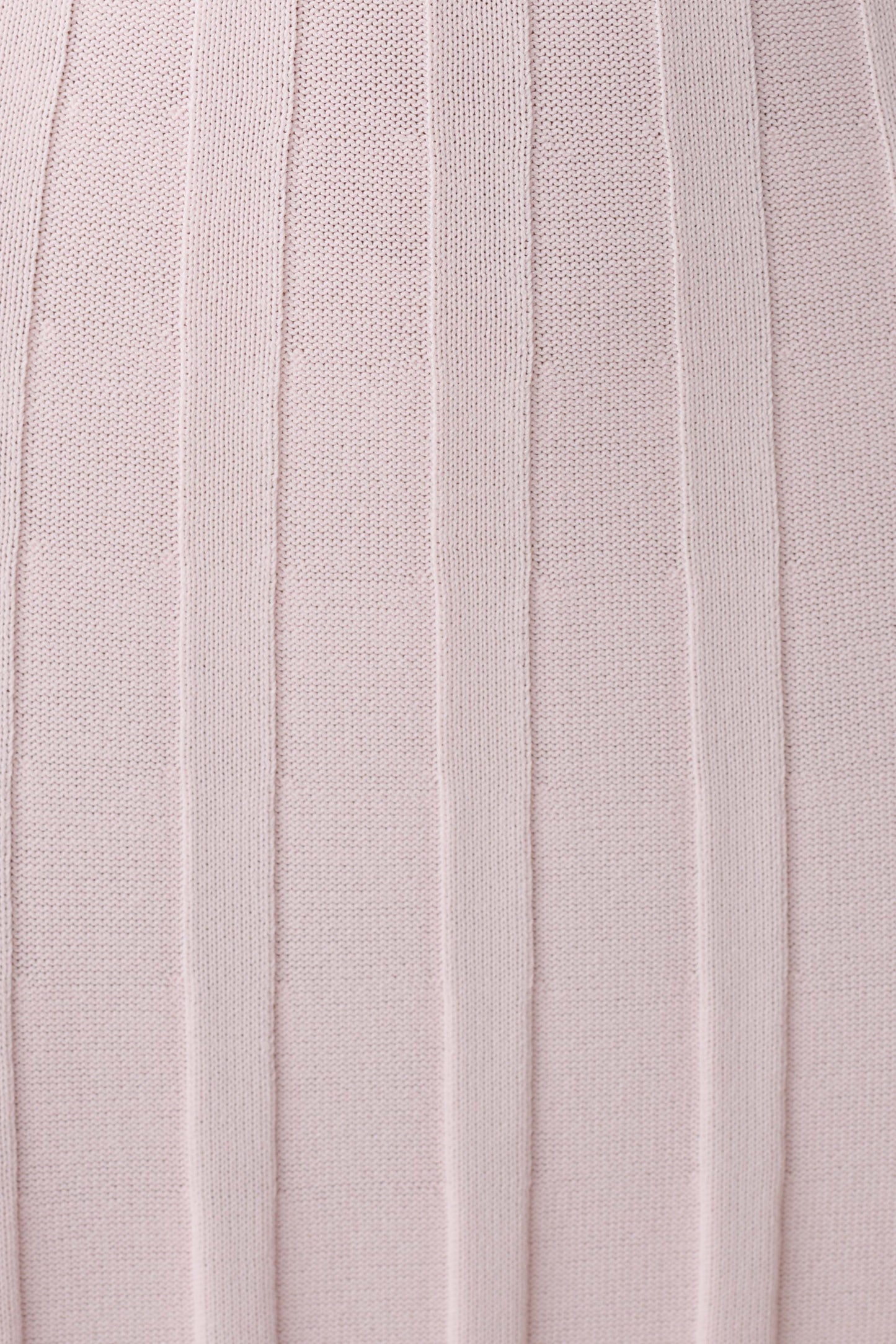 Pia Ribbed Strapless Maxi Dress - Baby Pink