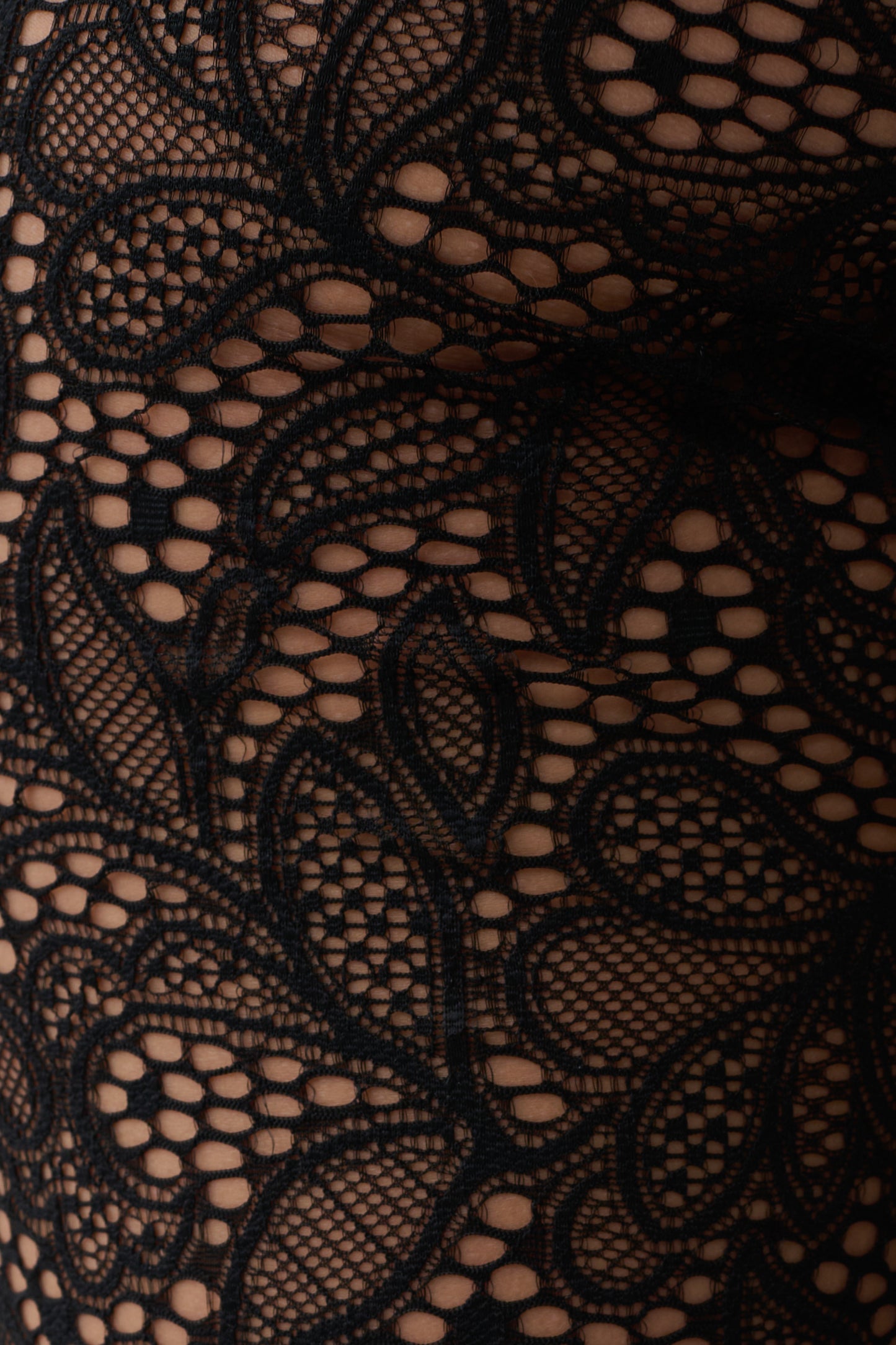 Theodosia Wide Leg Lace Pants - Black