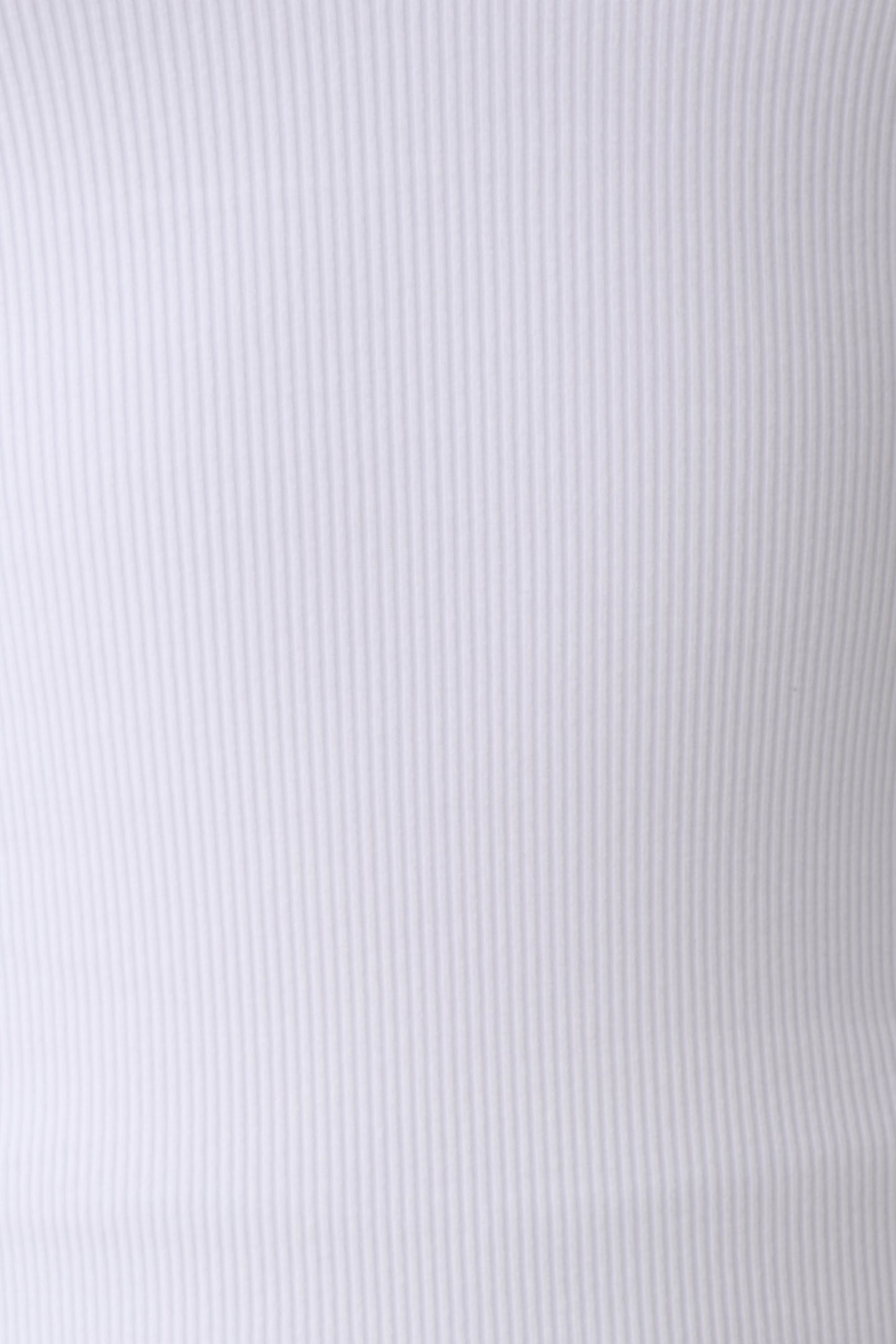 Actress Ribbed Tank - White